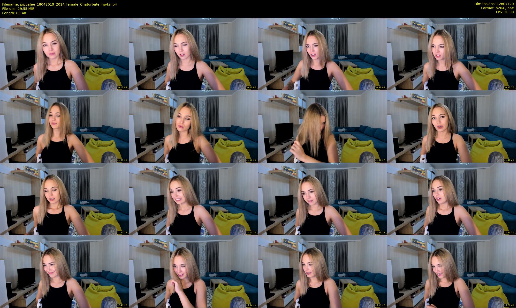 pippalee — 4 minute Chaturbate female cam show recording, 720p, Apr 18, 2019