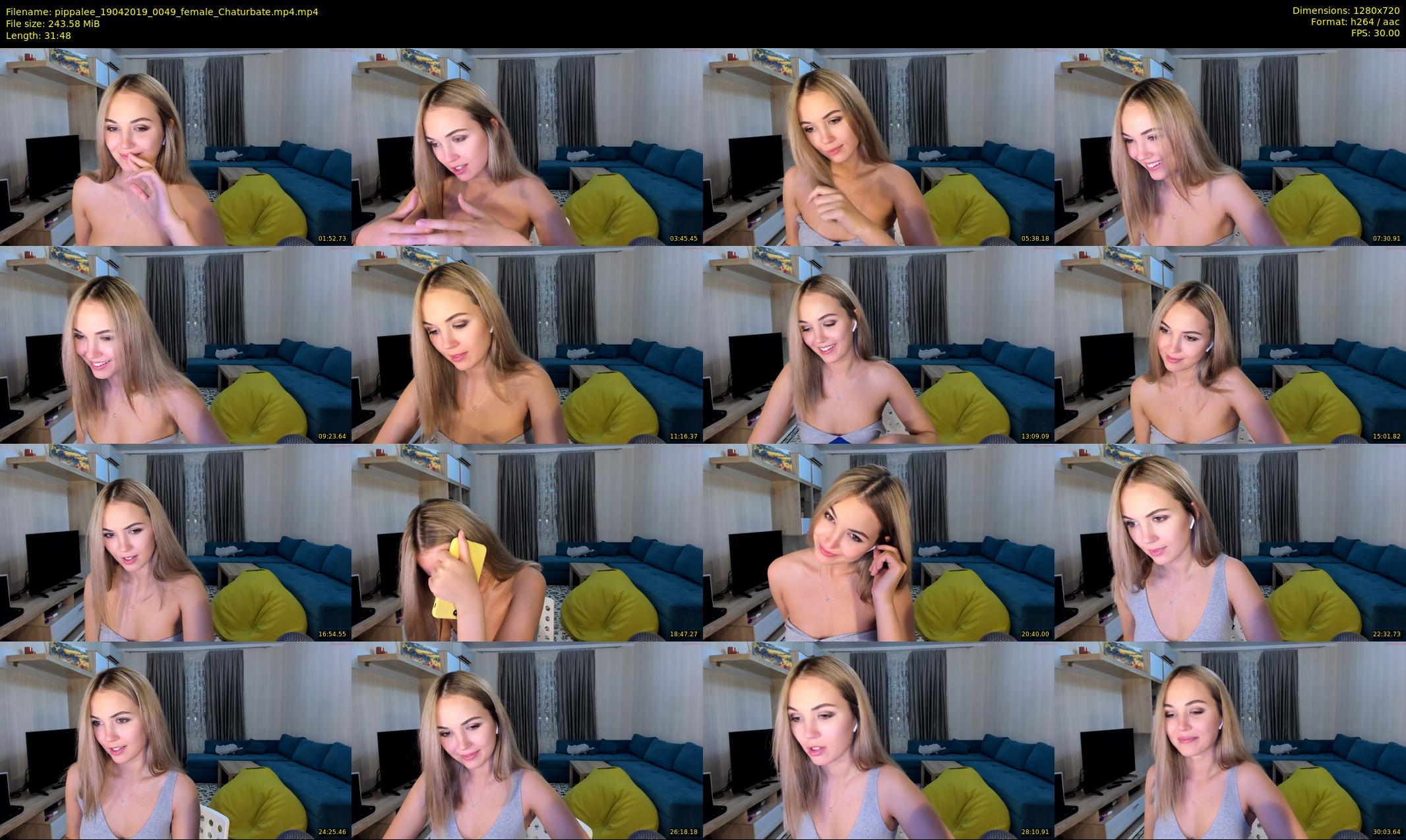 pippalee — 32 minute Chaturbate female cam show recording, 720p, Apr 19, 2019