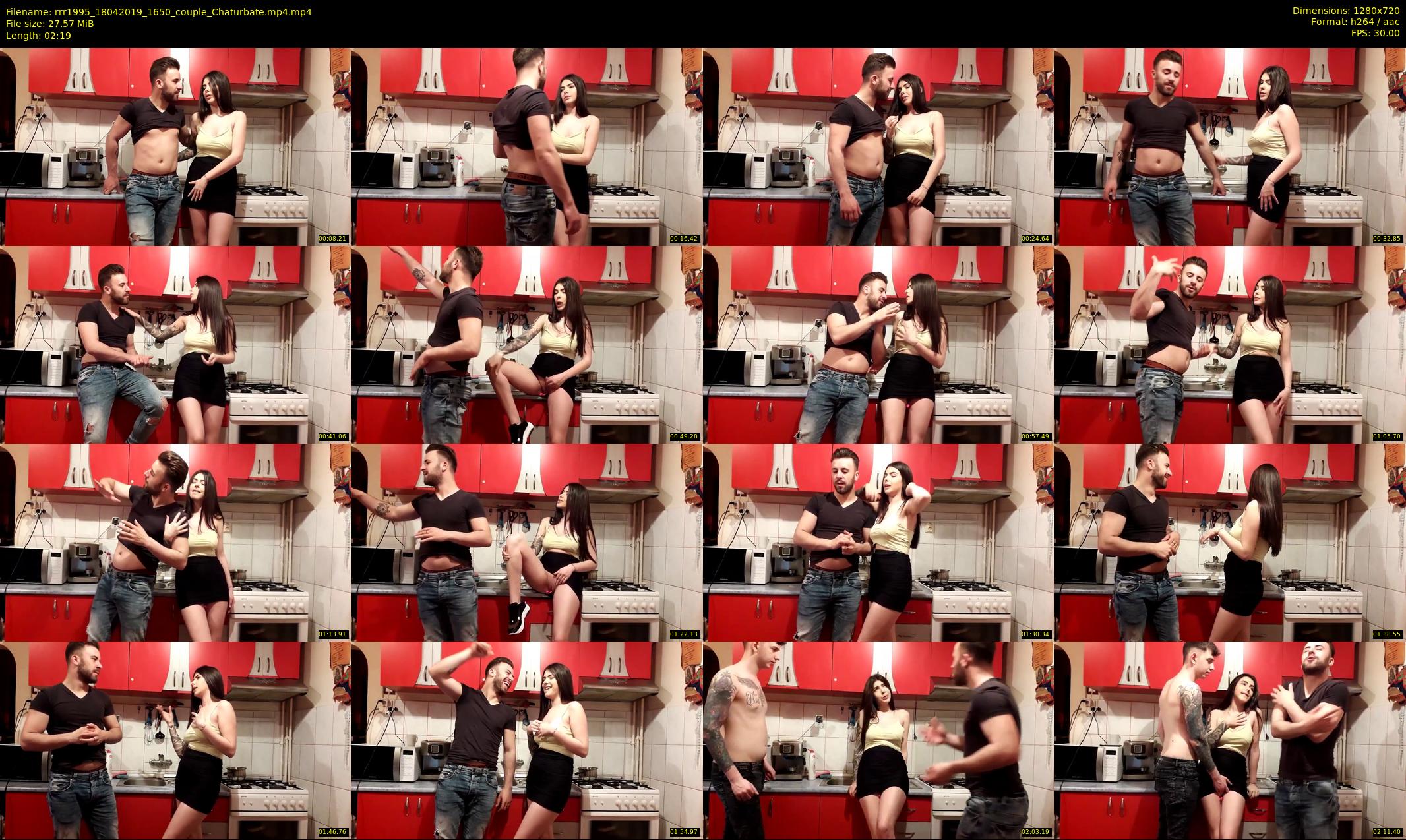 rrr1995 — 3 minute Chaturbate couple cam show recording, 720p, Apr 18, 2019