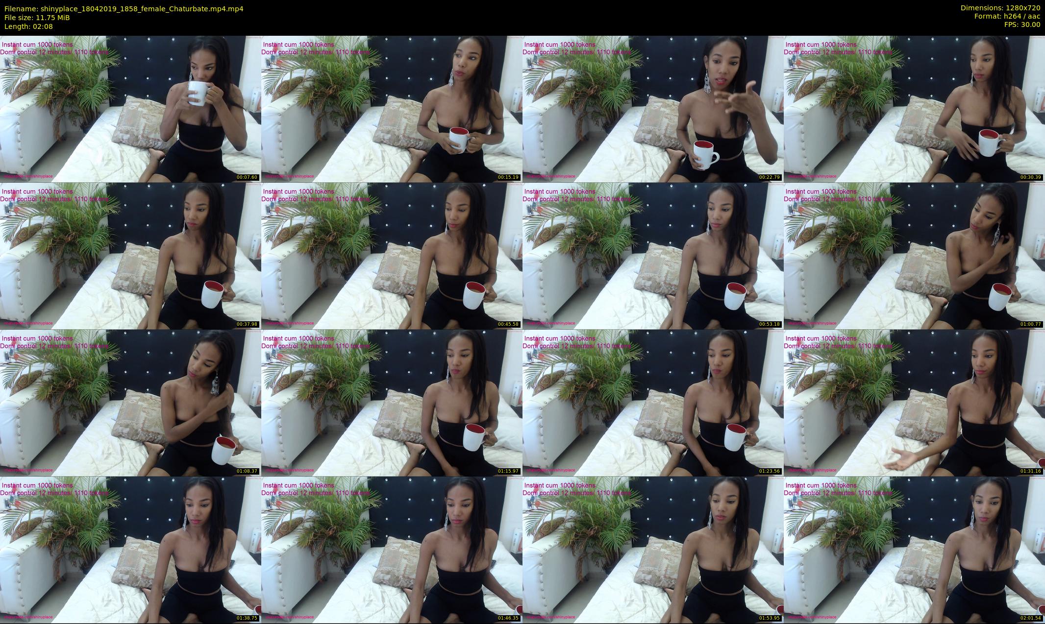 shinyplace — 3 minute Chaturbate couple cam show recording, 720p, Apr 18, 2019