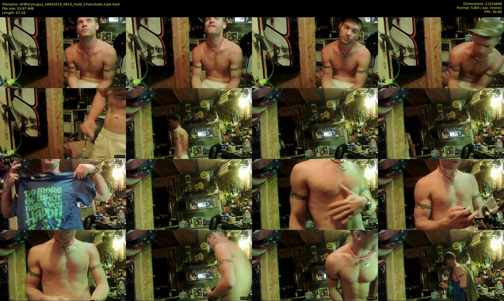 str8foryouguy — 8 minute Chaturbate male cam show recording, 480p, Apr 18, 2019