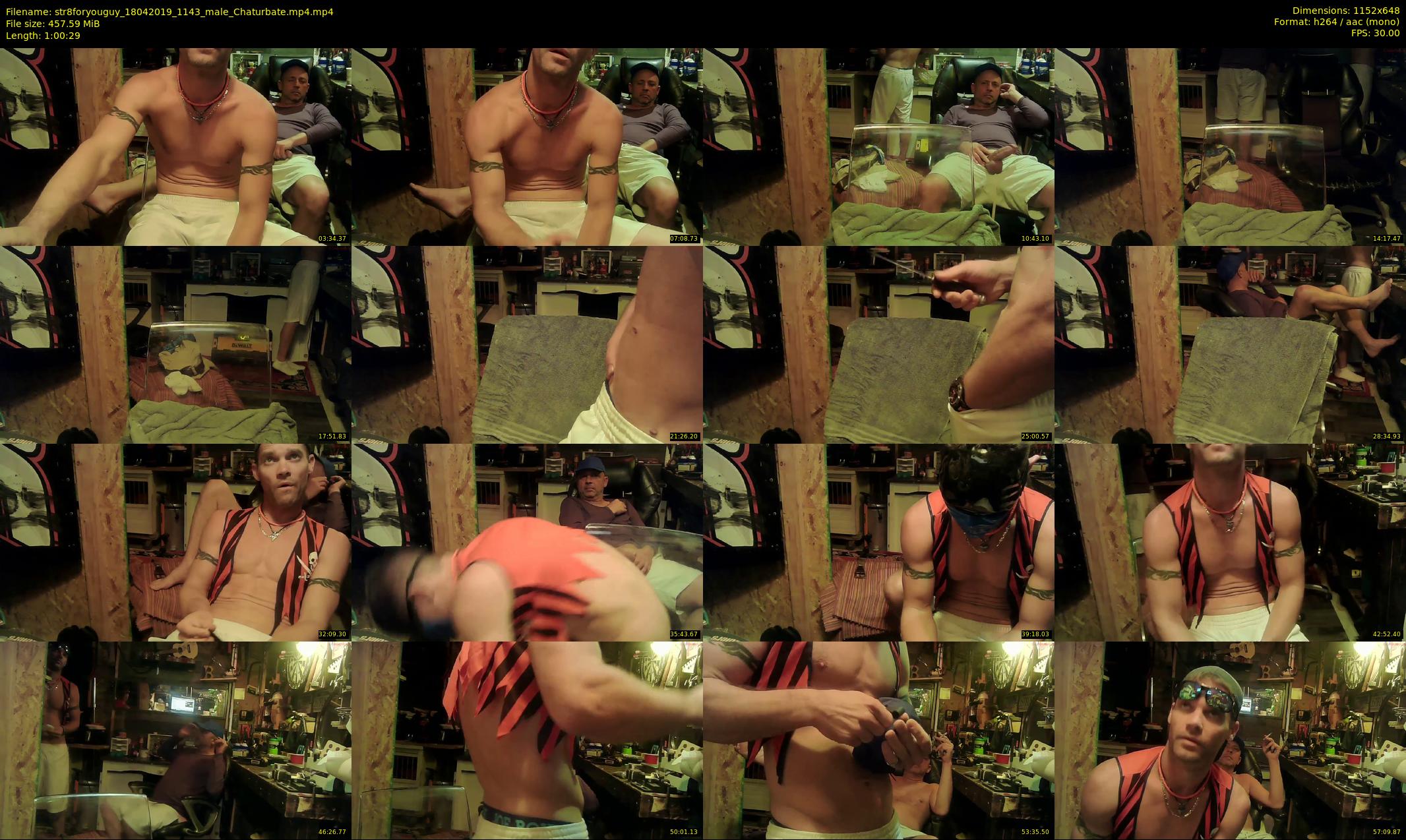 str8foryouguy — 61 minute Chaturbate male cam show recording, 480p, Apr 18, 2019