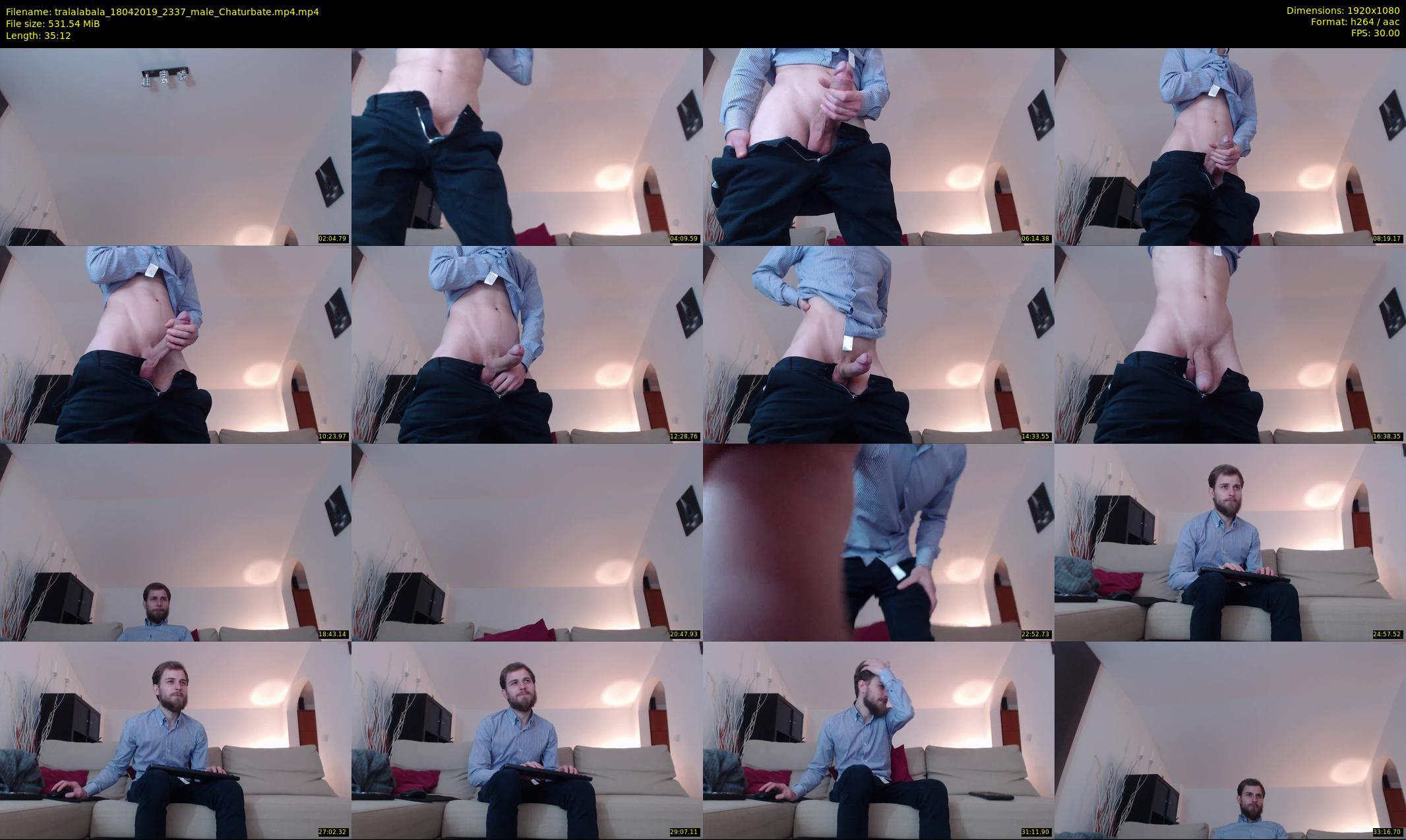 tralalabala — 36 minute Chaturbate male cam show recording, 1080p, Apr 18, 2019