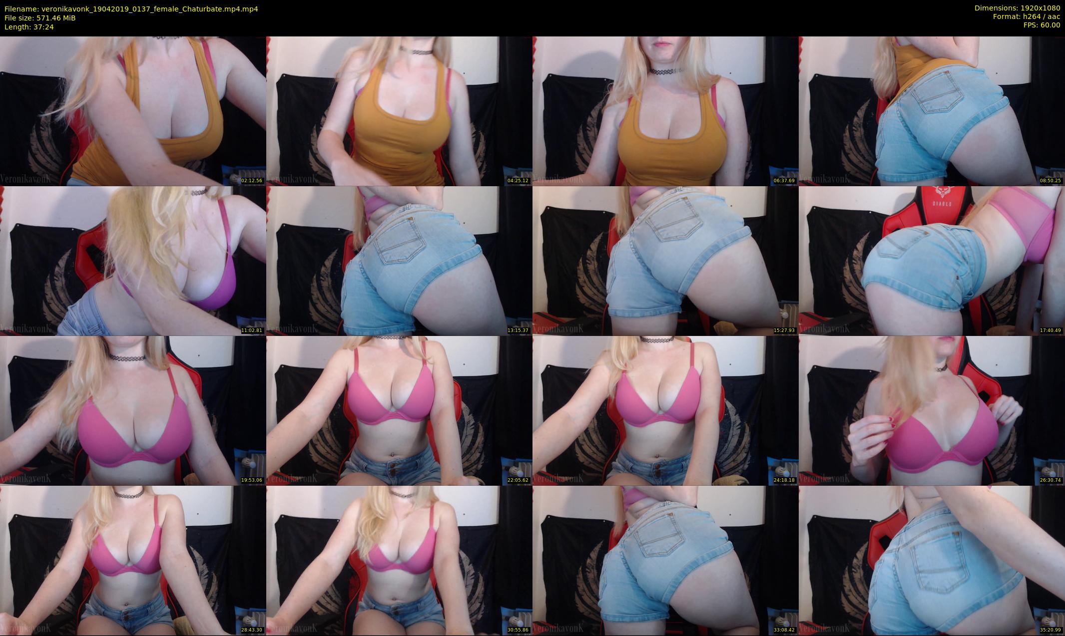 veronikavonk — 38 minute Chaturbate female cam show recording, 1080p, Apr 19, 2019