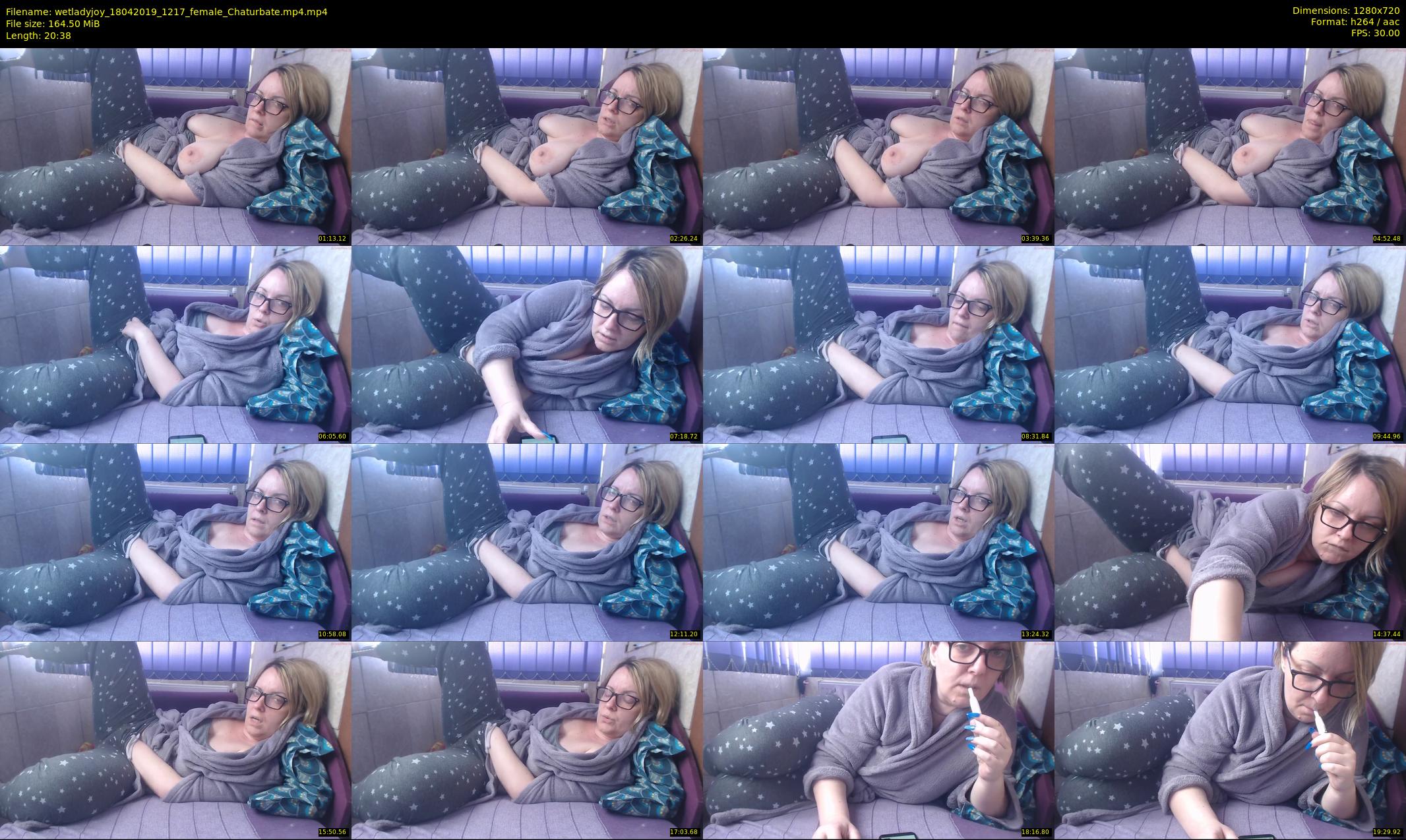 wetladyjoy — 21 minute Chaturbate female cam show recording, 720p, Apr 18, 2019
