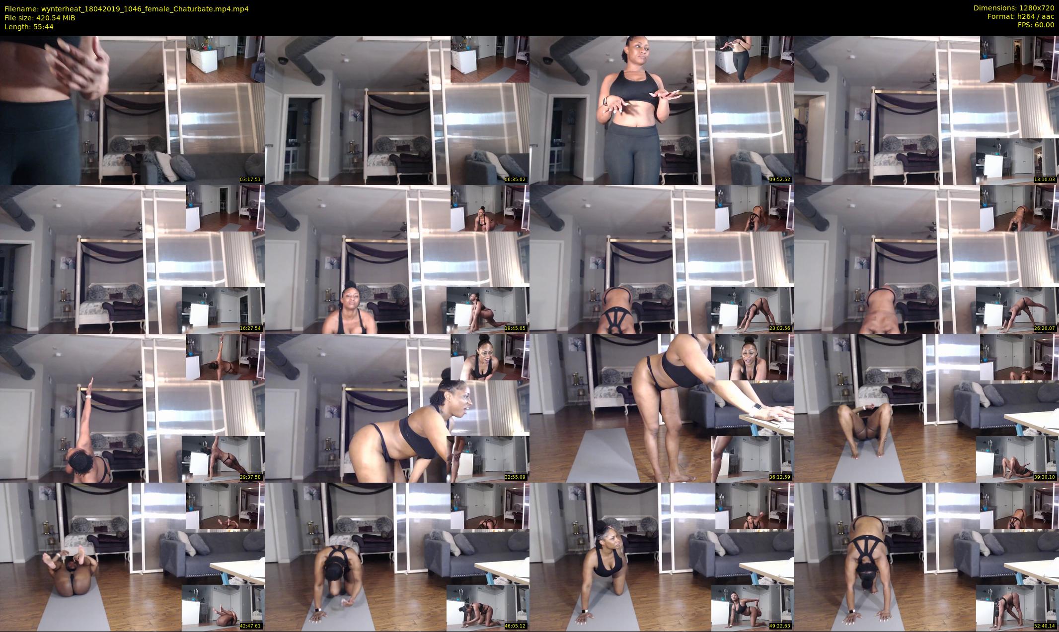 wynterheat — 56 minute Chaturbate female cam show recording, 720p, Apr 18, 2019