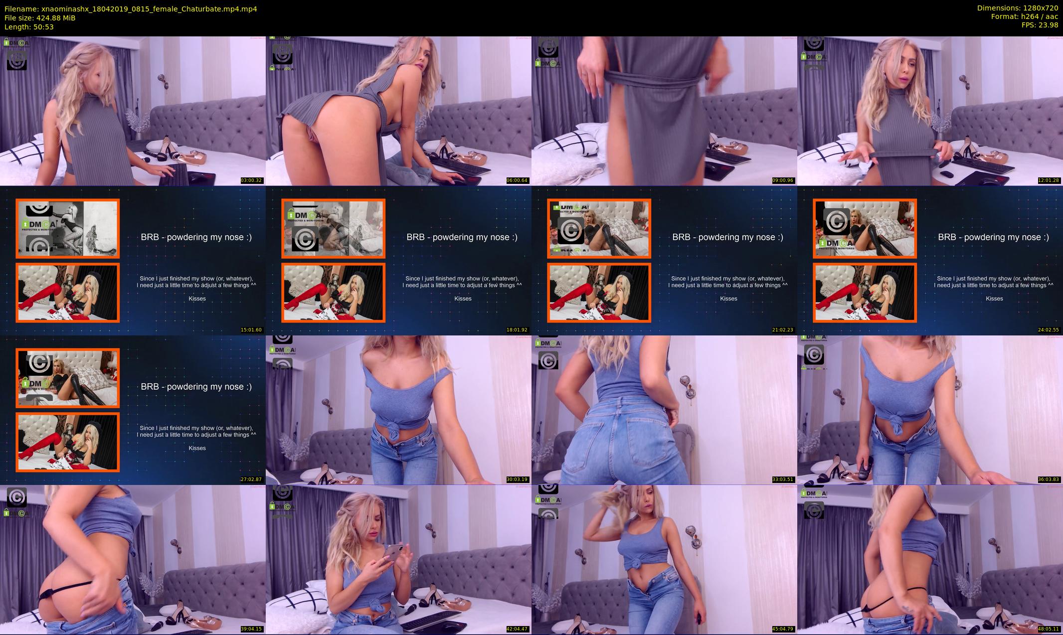 xnaominashx — 51 minute Chaturbate female cam show recording, 720p, Apr 18, 2019