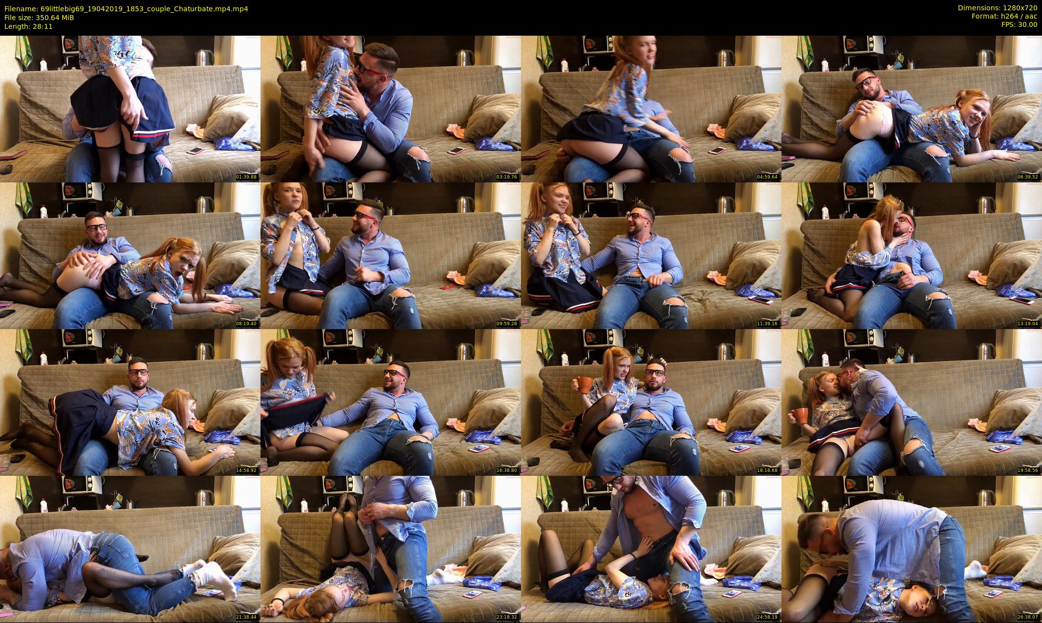 69littlebig69 — 29 minute Chaturbate couple cam show recording, 720p, Apr 19, 2019