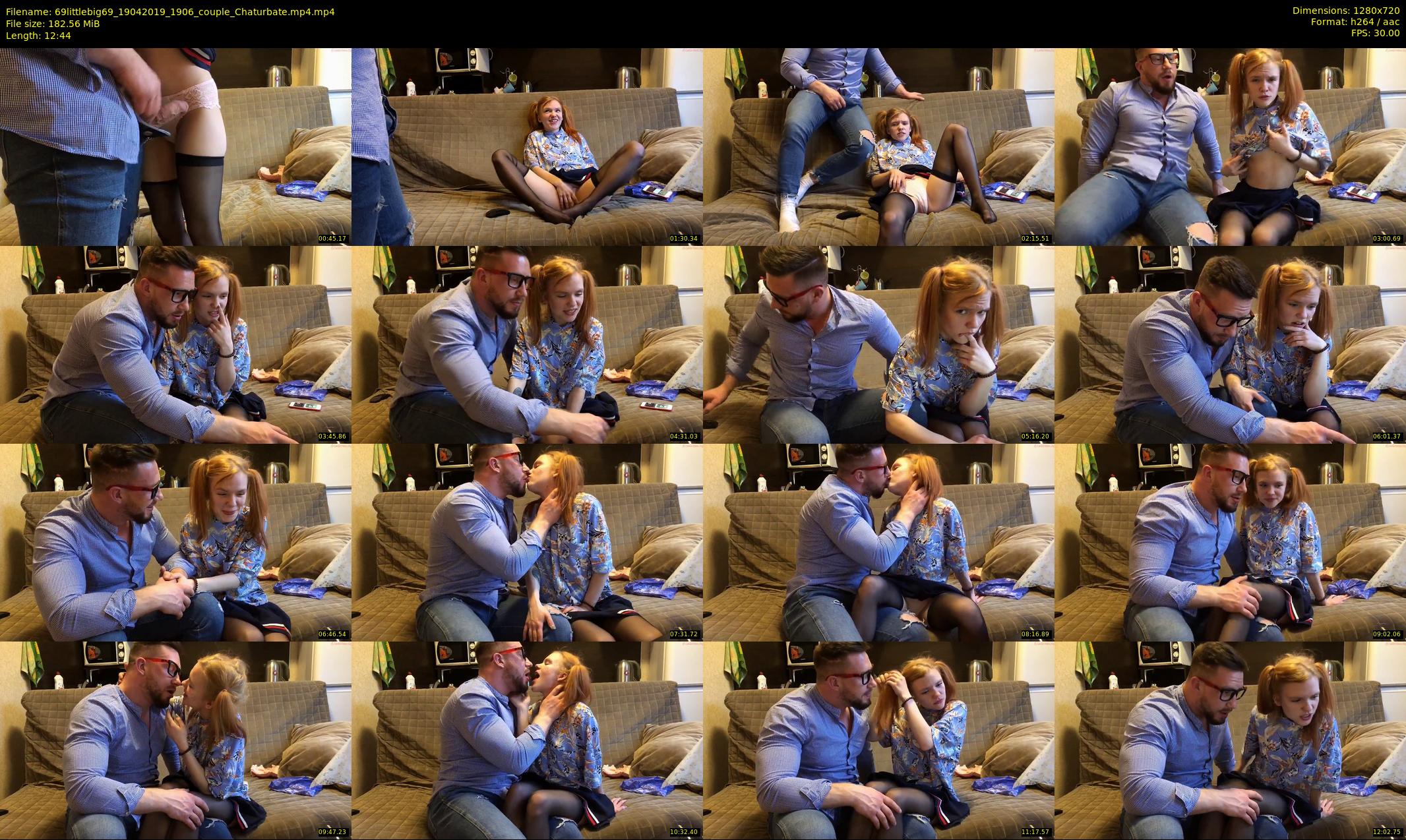 69littlebig69 — 13 minute Chaturbate couple cam show recording, 720p, Apr 19, 2019