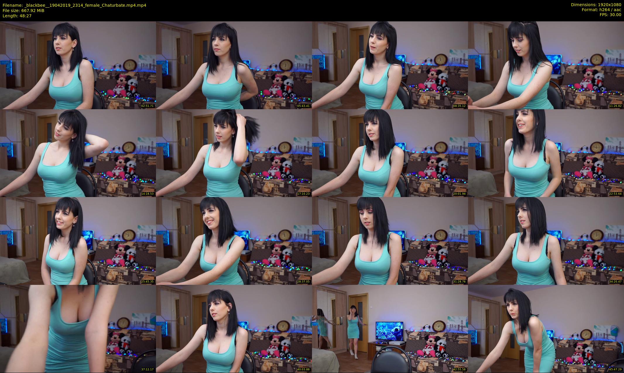 _blackbee_ — 49 minute Chaturbate female cam show recording, 1080p, Apr 19, 2019