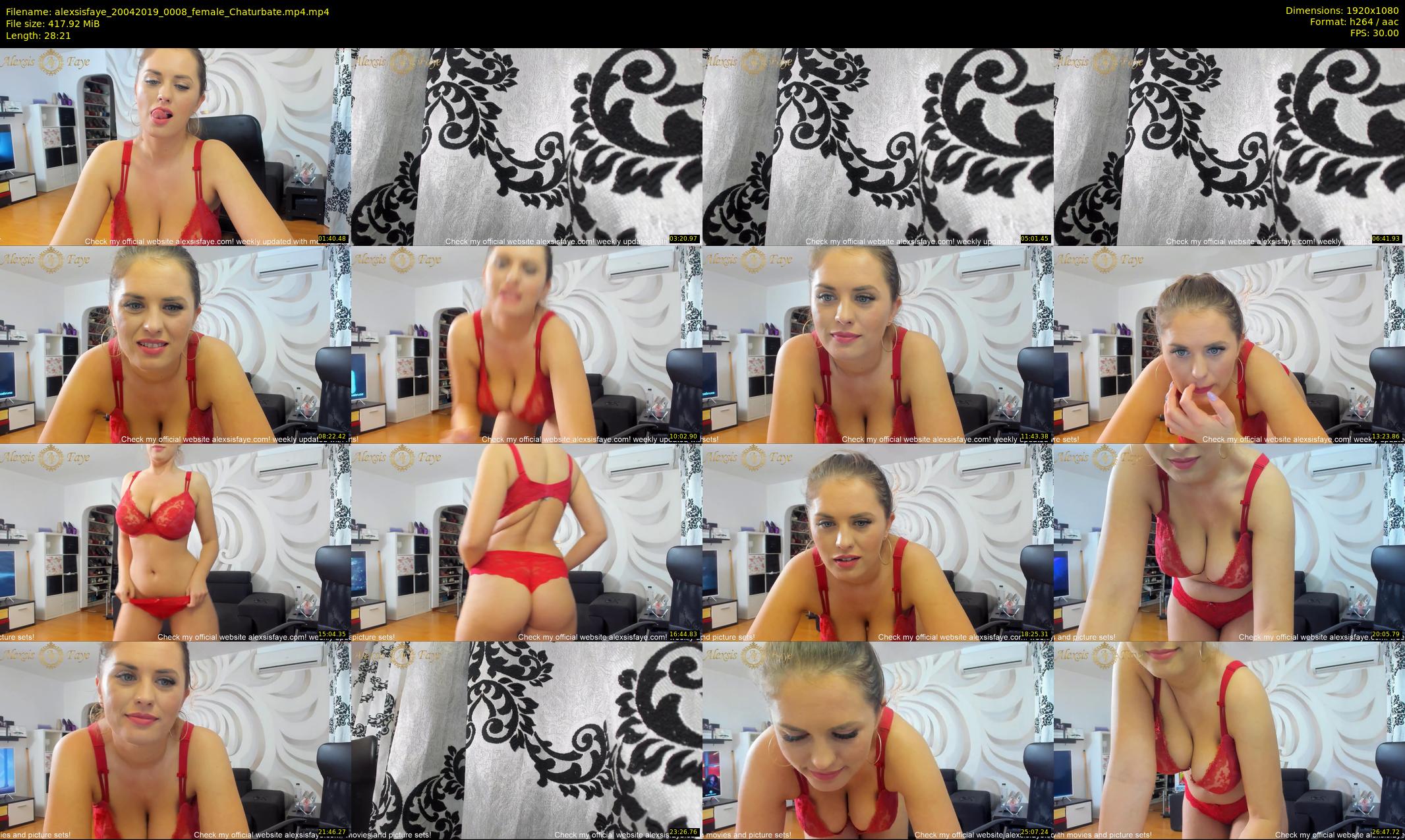 alexsisfaye — 29 minute Chaturbate female cam show recording, 1080p, Apr 20, 2019