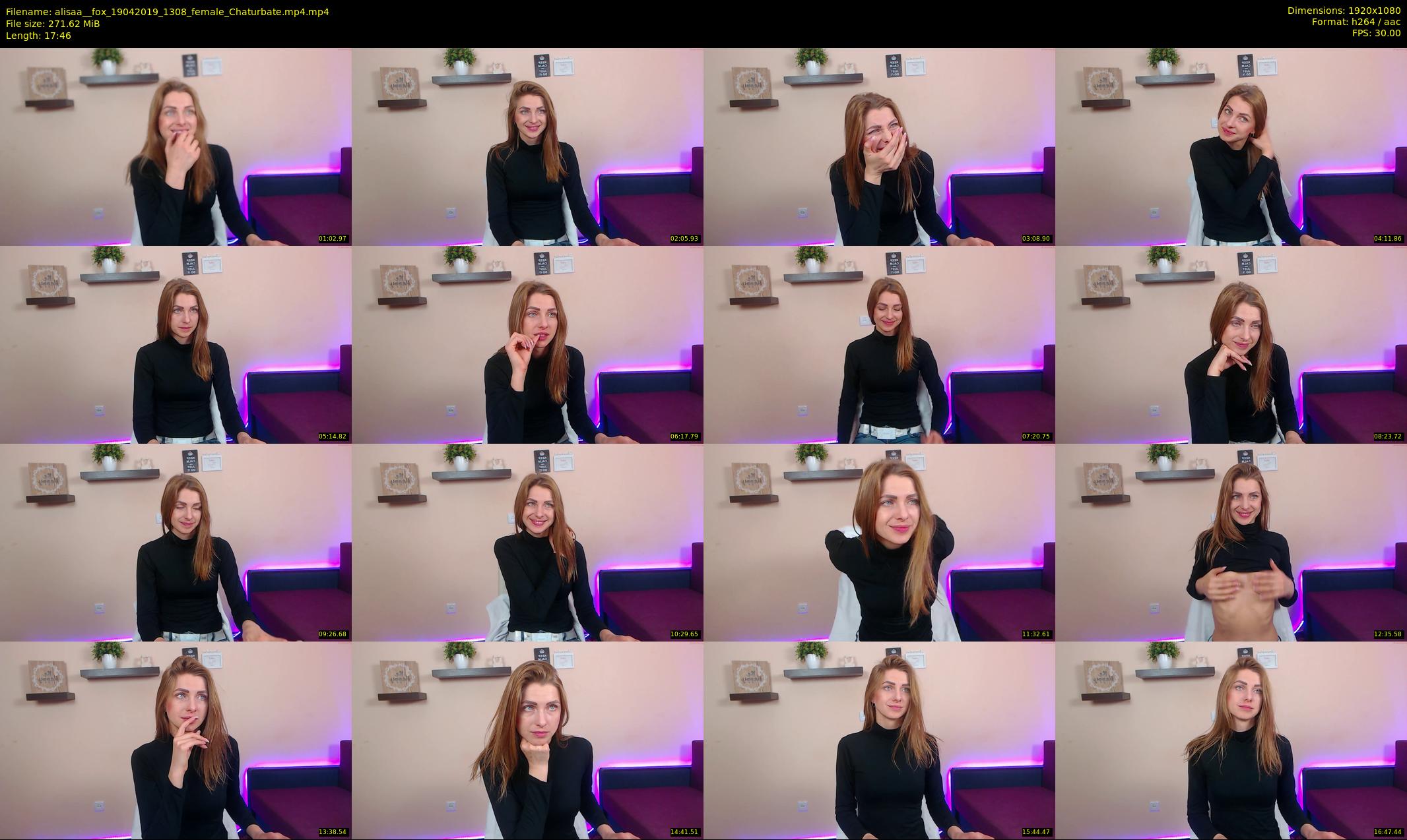 alisaa__fox — 18 minute Chaturbate female cam show recording, 1080p, Apr 19, 2019