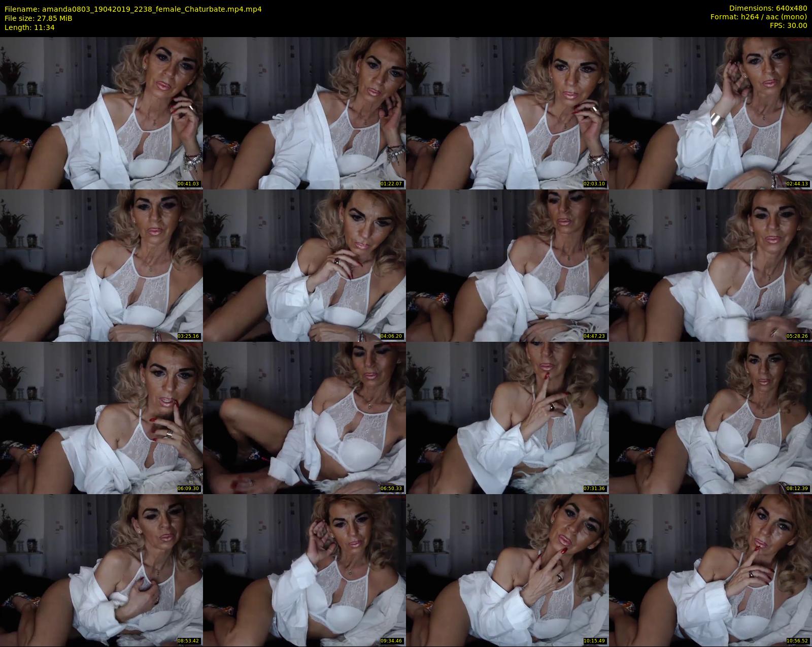 amanda0803 — 12 minute Chaturbate female cam show recording, 480p, Apr 19, 2019