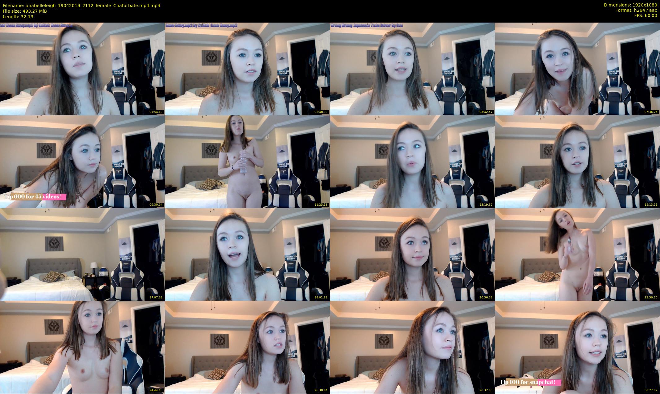 anabelleleigh — 33 minute Chaturbate female cam show recording, 1080p, Apr 19, 2019