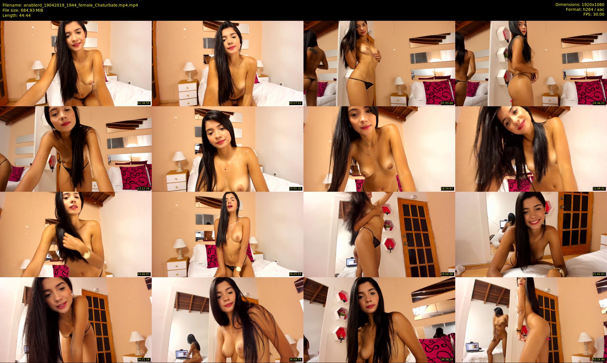 anablerd — 45 minute Chaturbate female cam show recording, 1080p, Apr 19, 2019