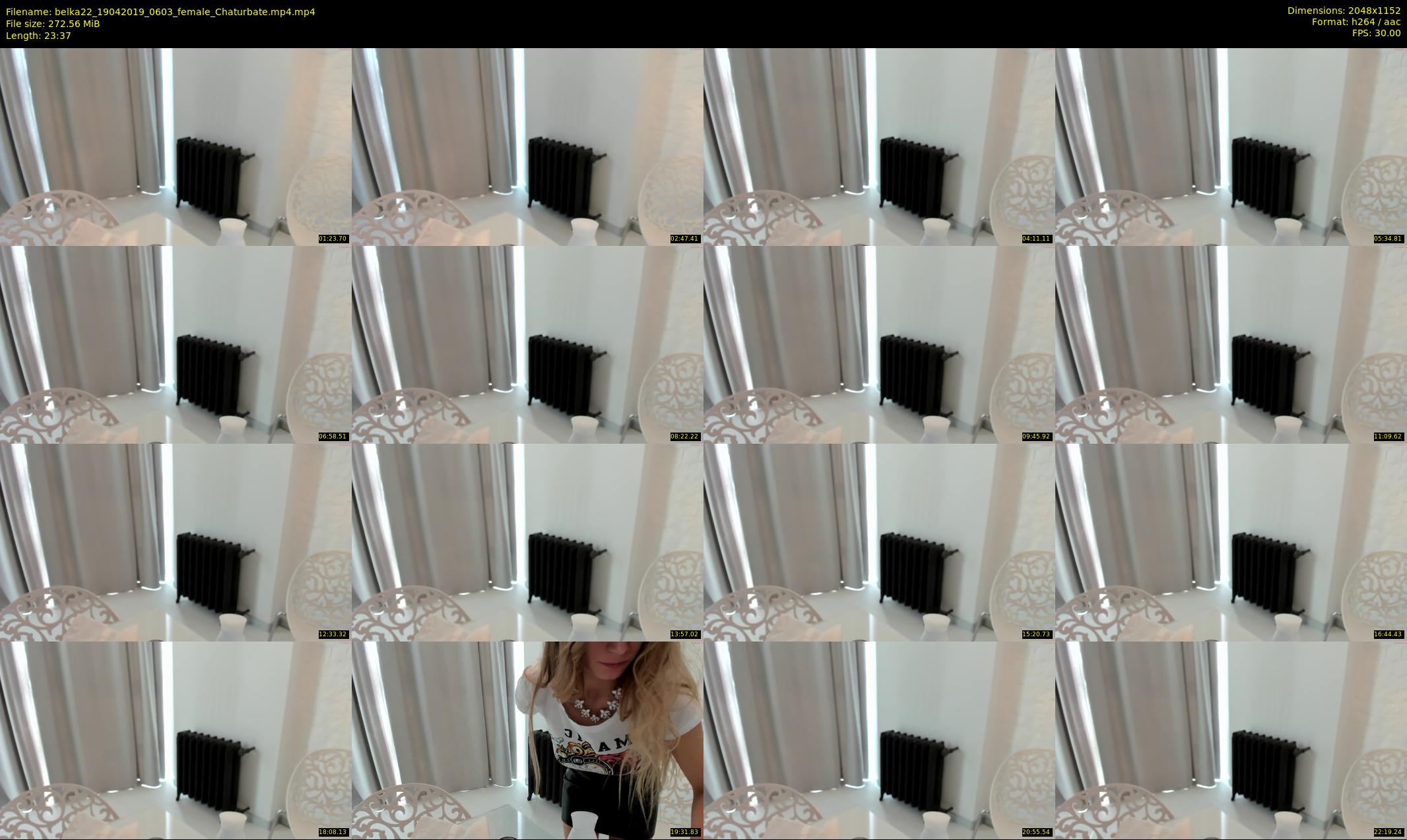 belka22 — 24 minute Chaturbate female cam show recording, 1080p, Apr 19, 2019