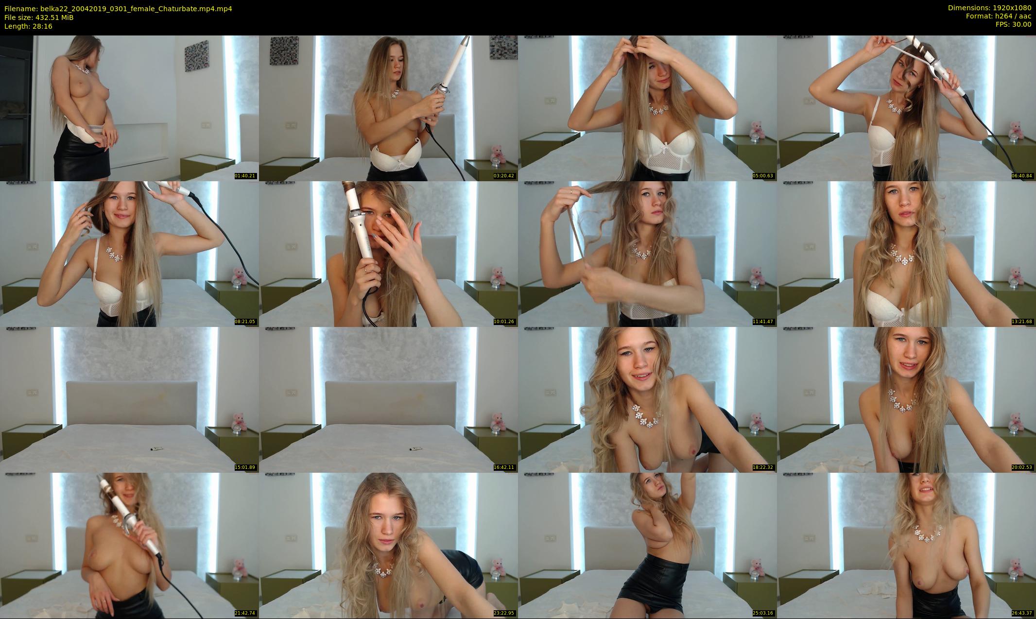 belka22 — 29 minute Chaturbate female cam show recording, 1080p, Apr 20, 2019