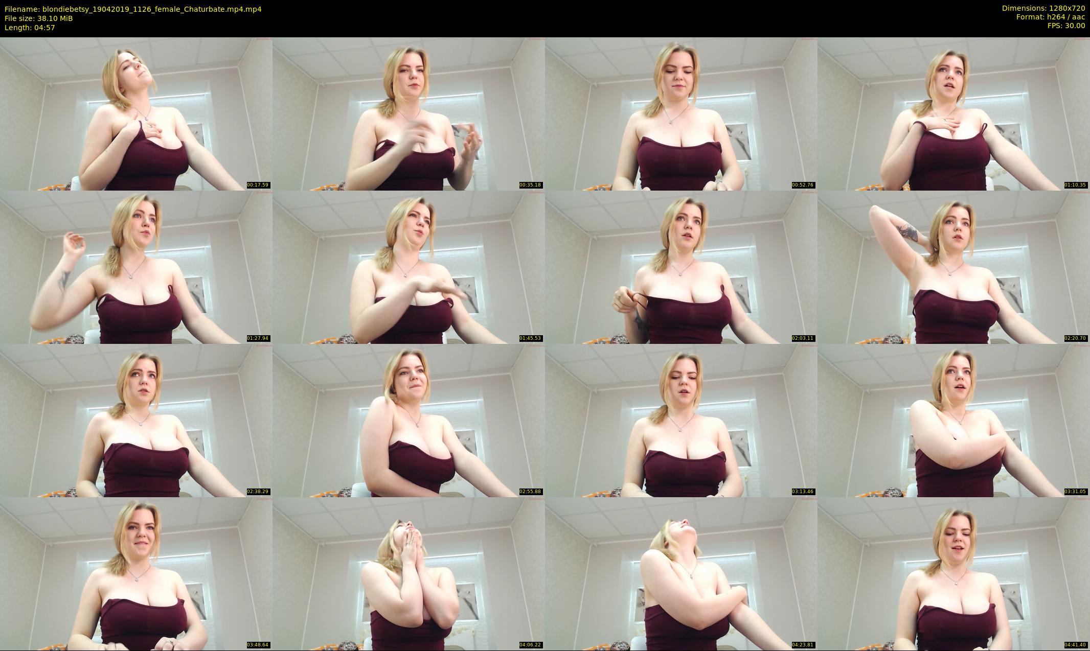 blondiebetsy — 5 minute Chaturbate female cam show recording, 720p, Apr 19, 2019