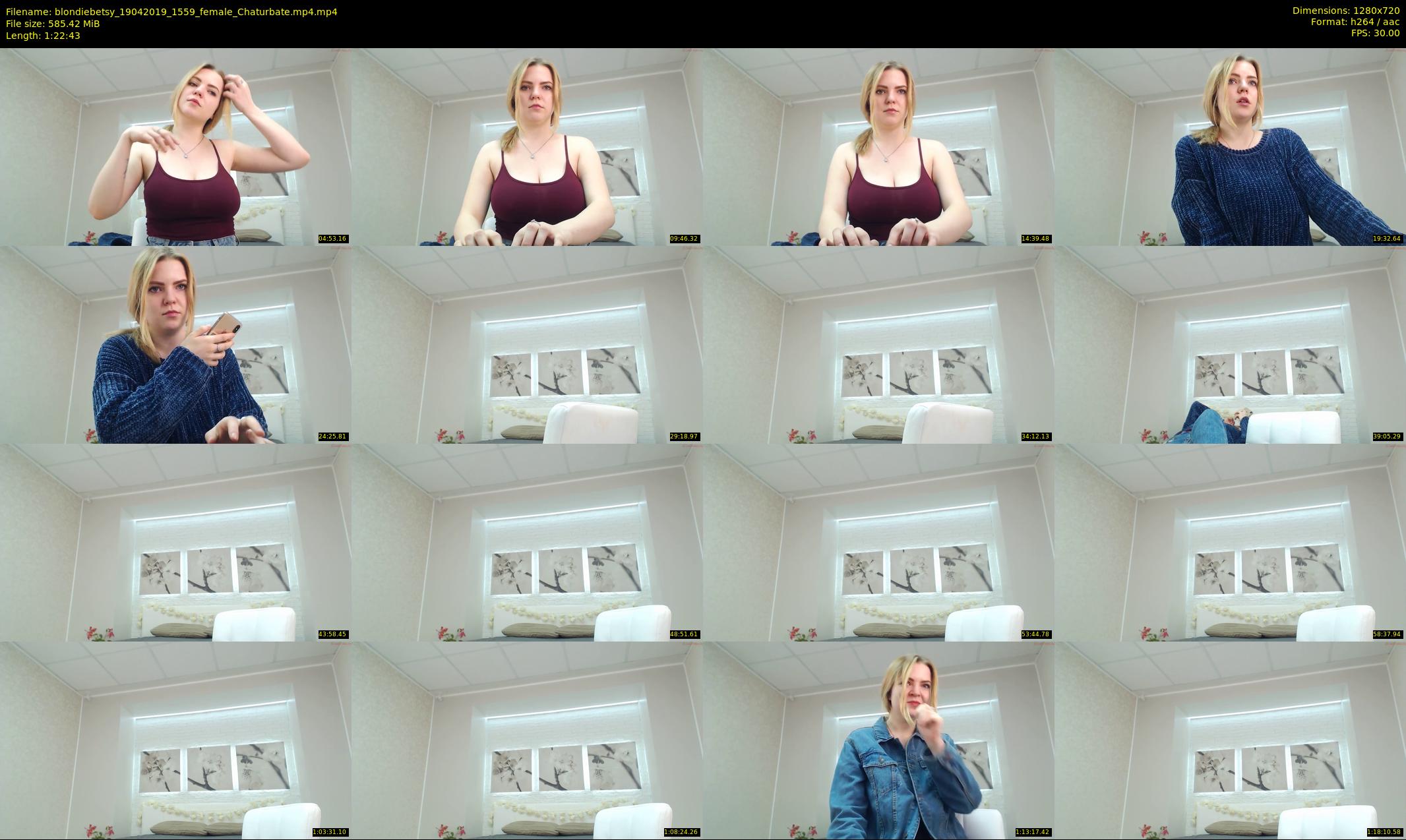 blondiebetsy — 83 minute Chaturbate female cam show recording, 720p, Apr 19, 2019