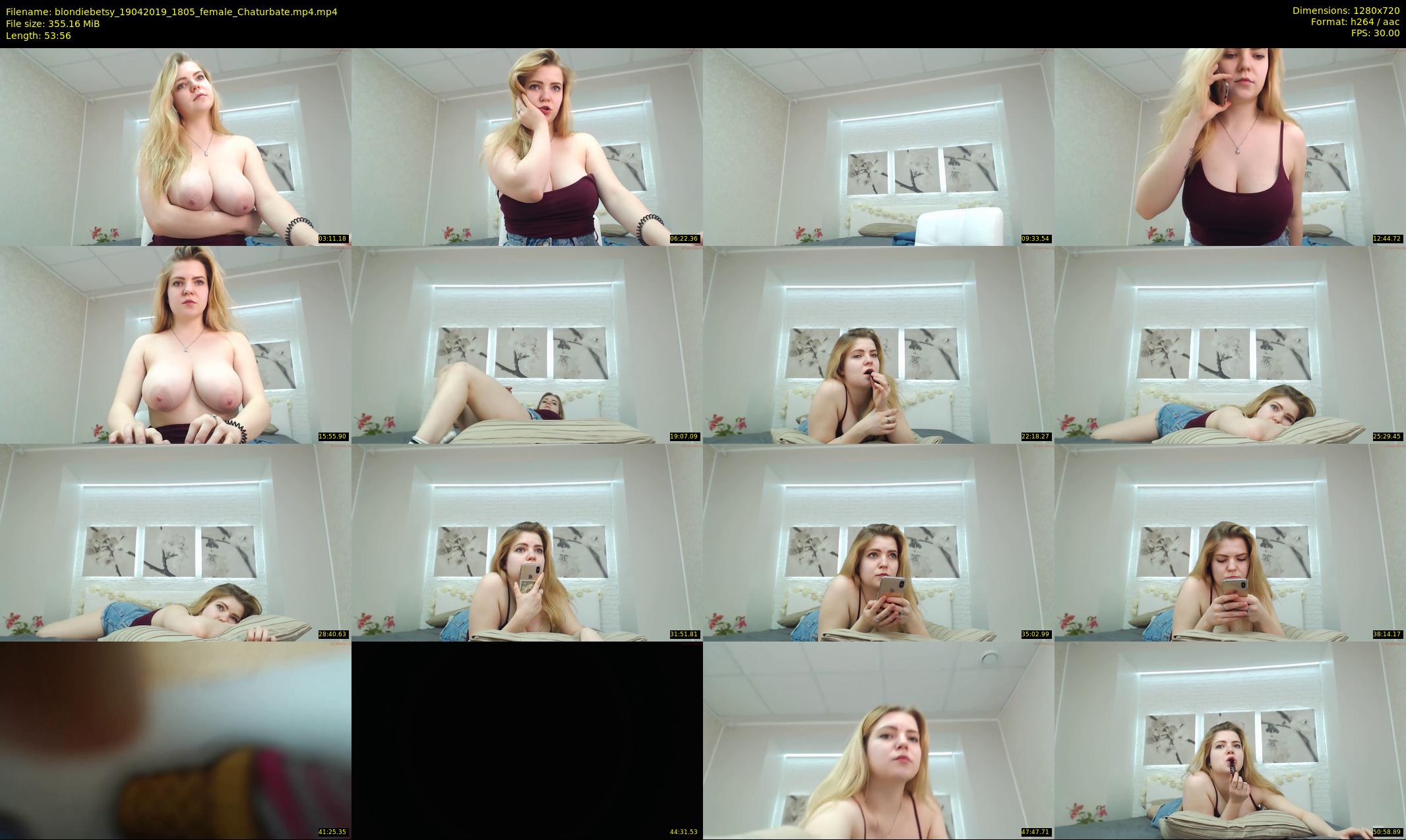 blondiebetsy — 54 minute Chaturbate female cam show recording, 720p, Apr 19, 2019