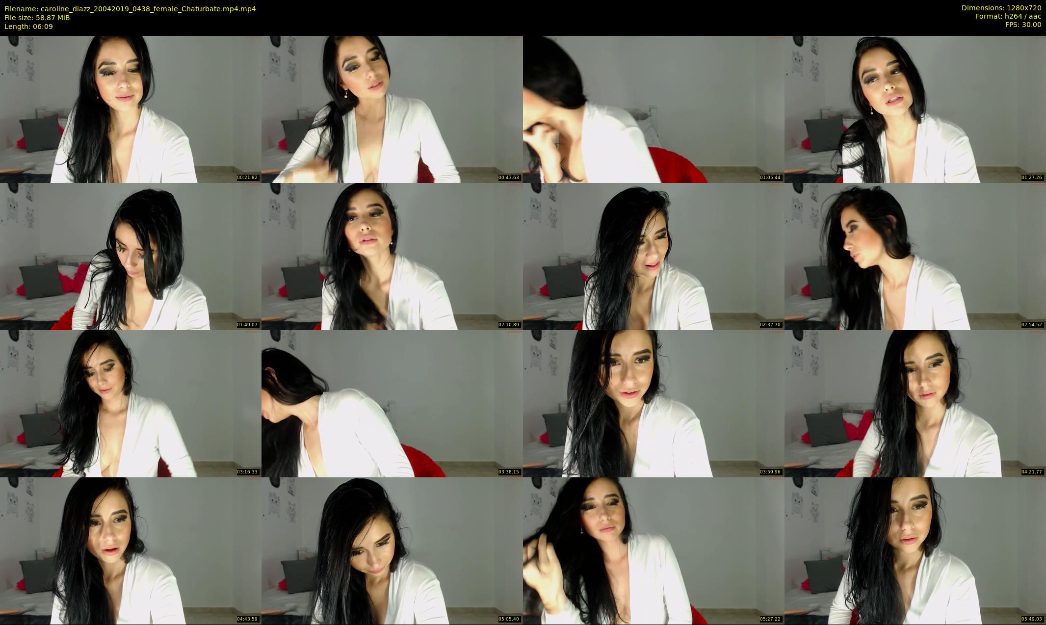 caroline_diazz — 7 minute Chaturbate female cam show recording, 720p, Apr 20, 2019