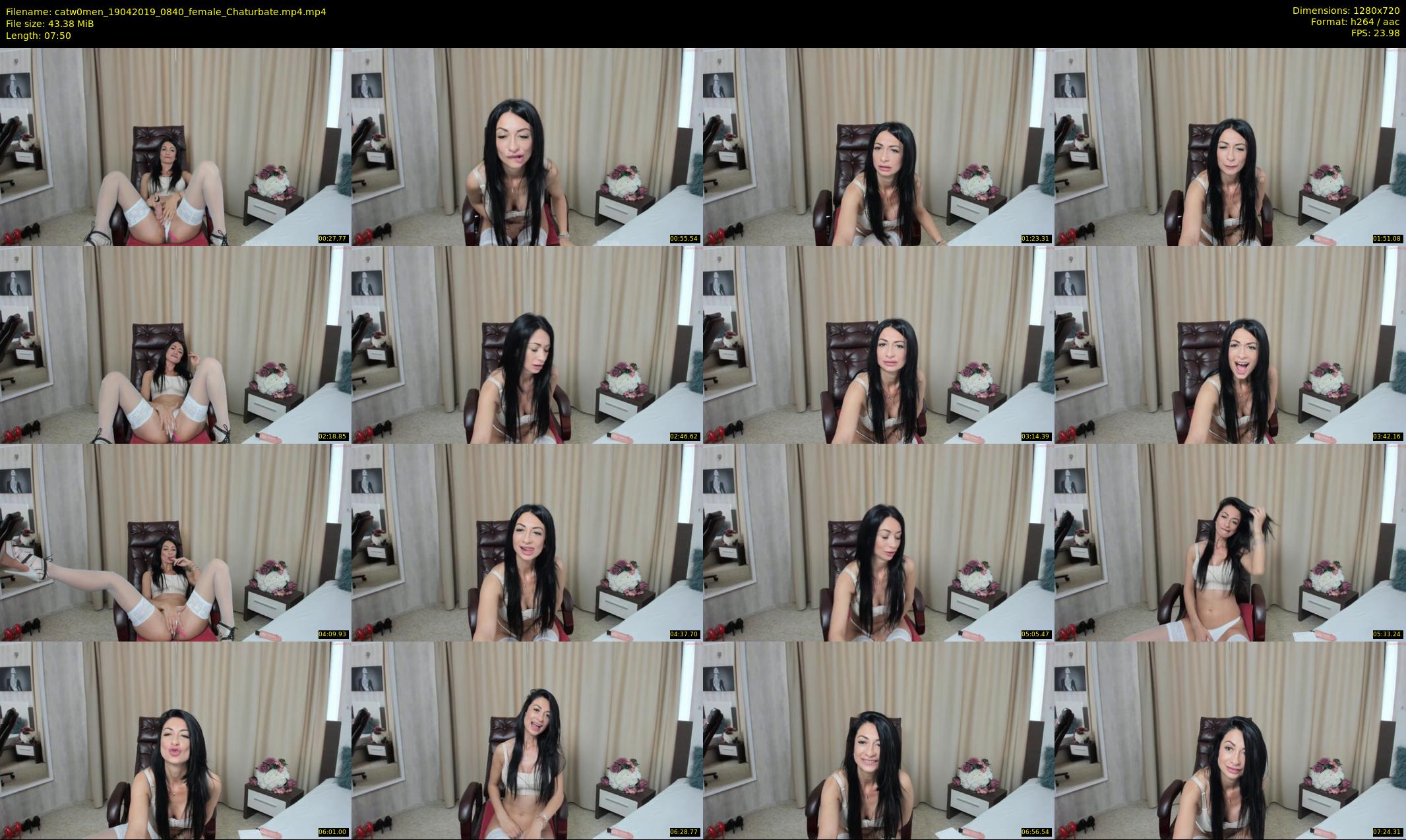 catw0men — 8 minute Chaturbate female cam show recording, 720p, Apr 19, 2019