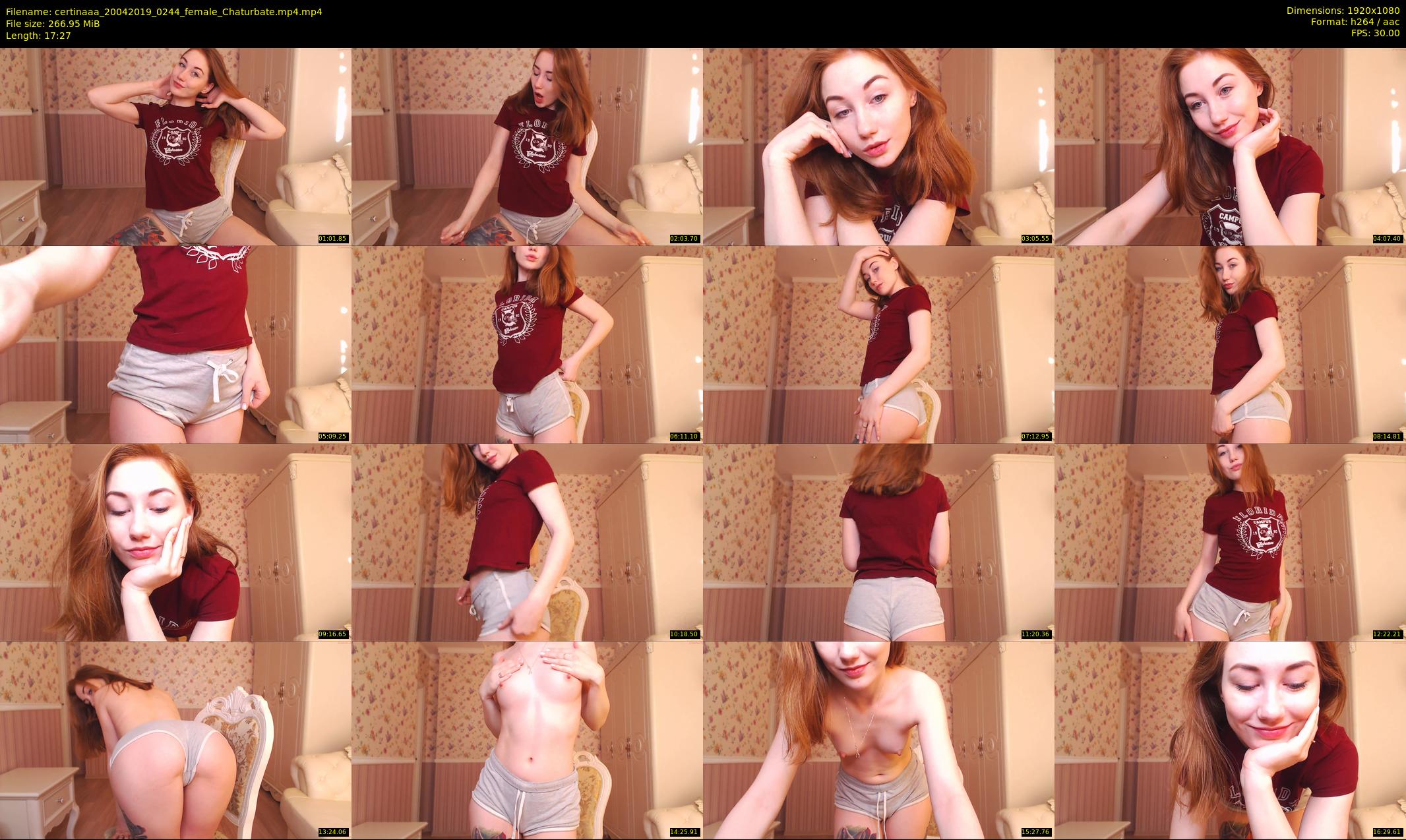 certinaaa — 18 minute Chaturbate female cam show recording, 1080p, Apr 20, 2019