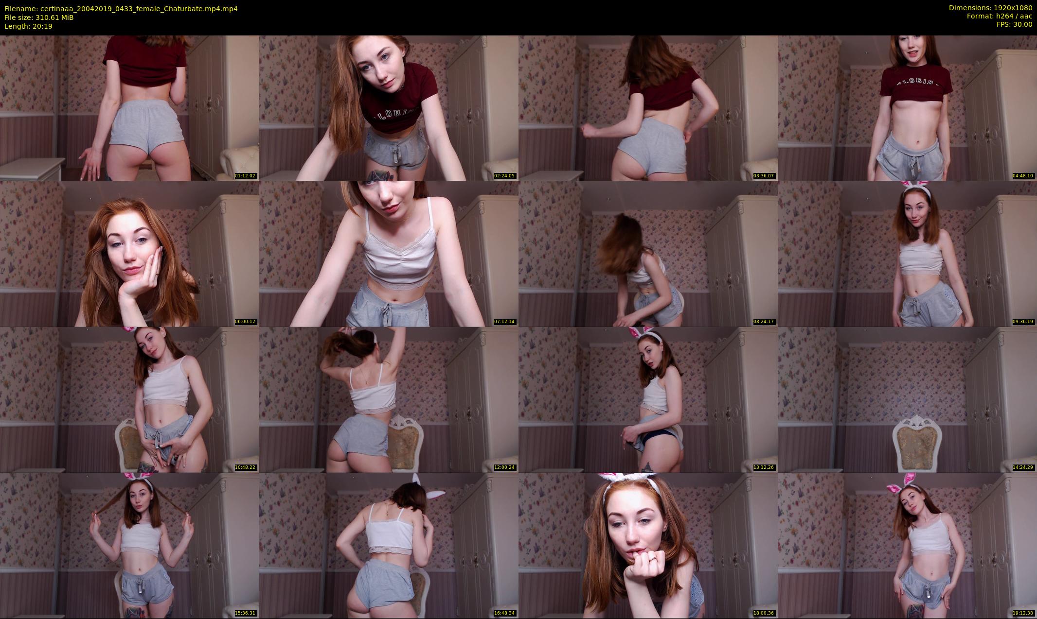 certinaaa — 21 minute Chaturbate female cam show recording, 1080p, Apr 20, 2019