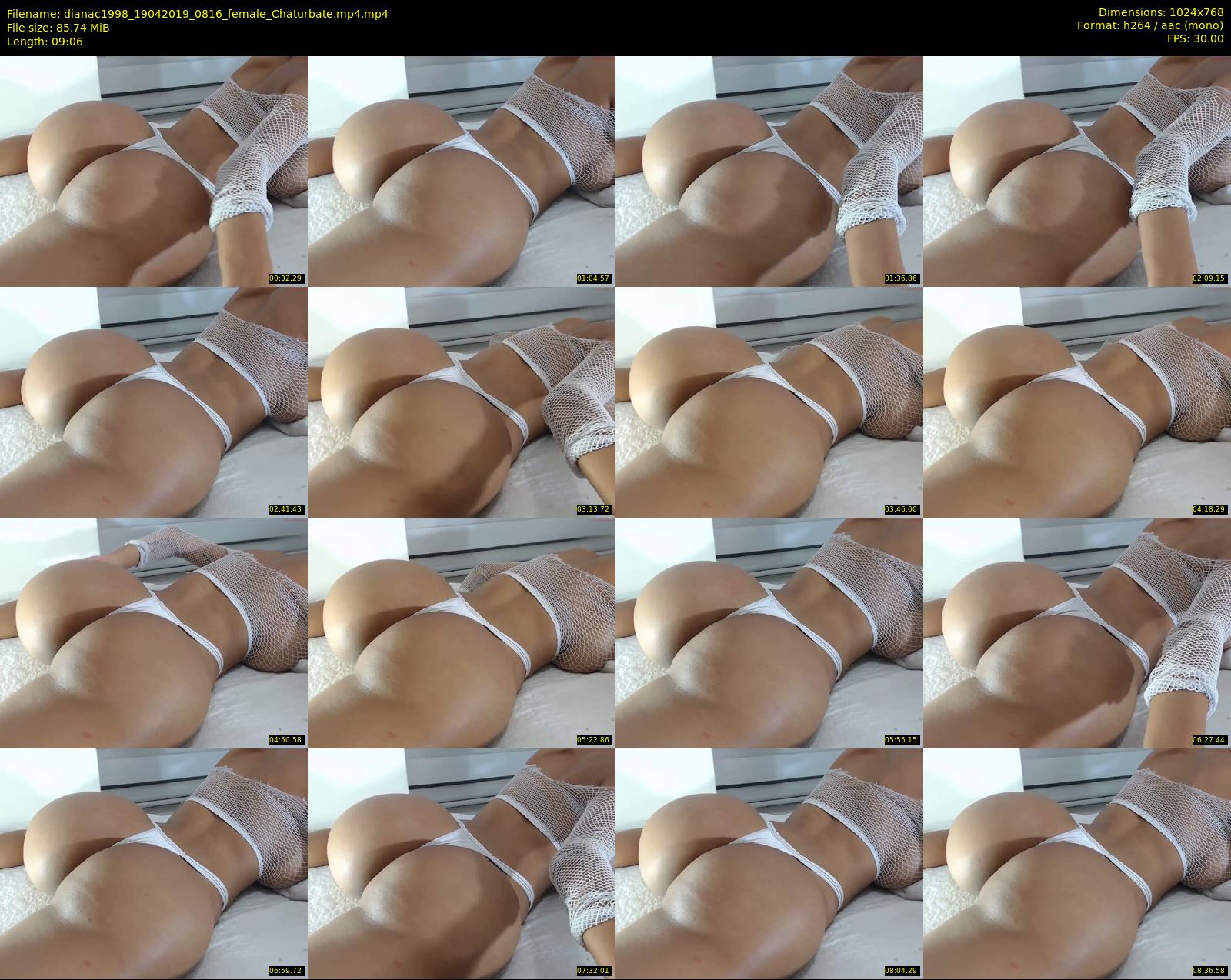 dianac1998 — 10 minute Chaturbate female cam show recording, 720p, Apr 19, 2019