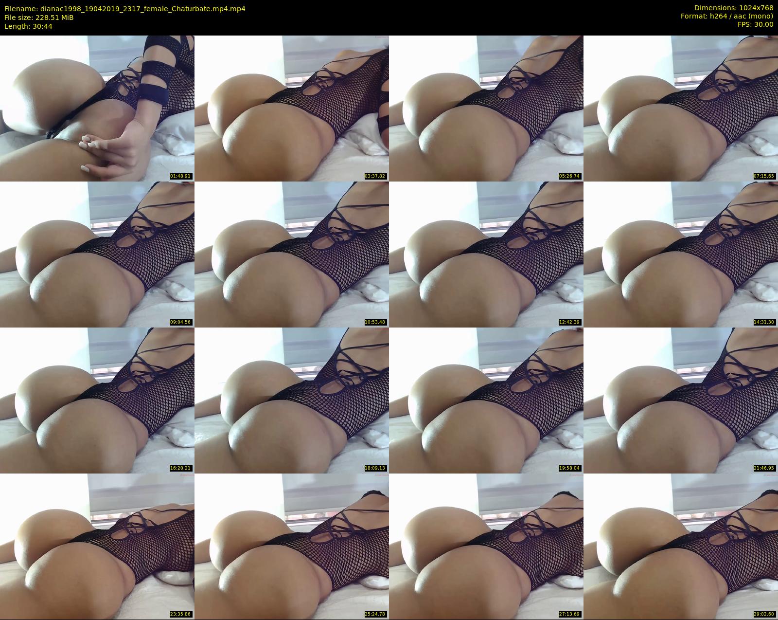 dianac1998 — 31 minute Chaturbate female cam show recording, 720p, Apr 19, 2019