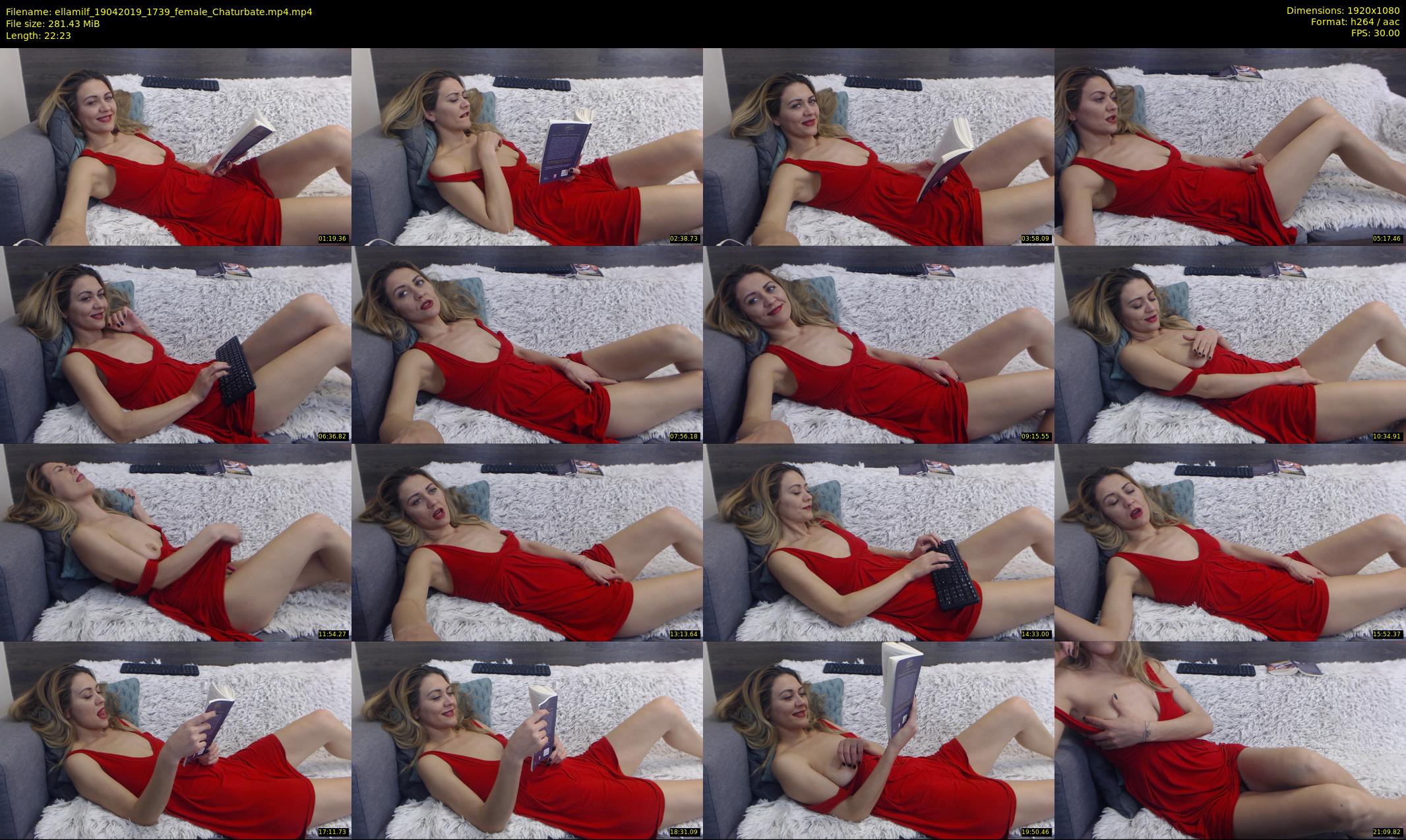 ellamilf — 23 minute Chaturbate female cam show recording, 1080p, Apr 19, 2019