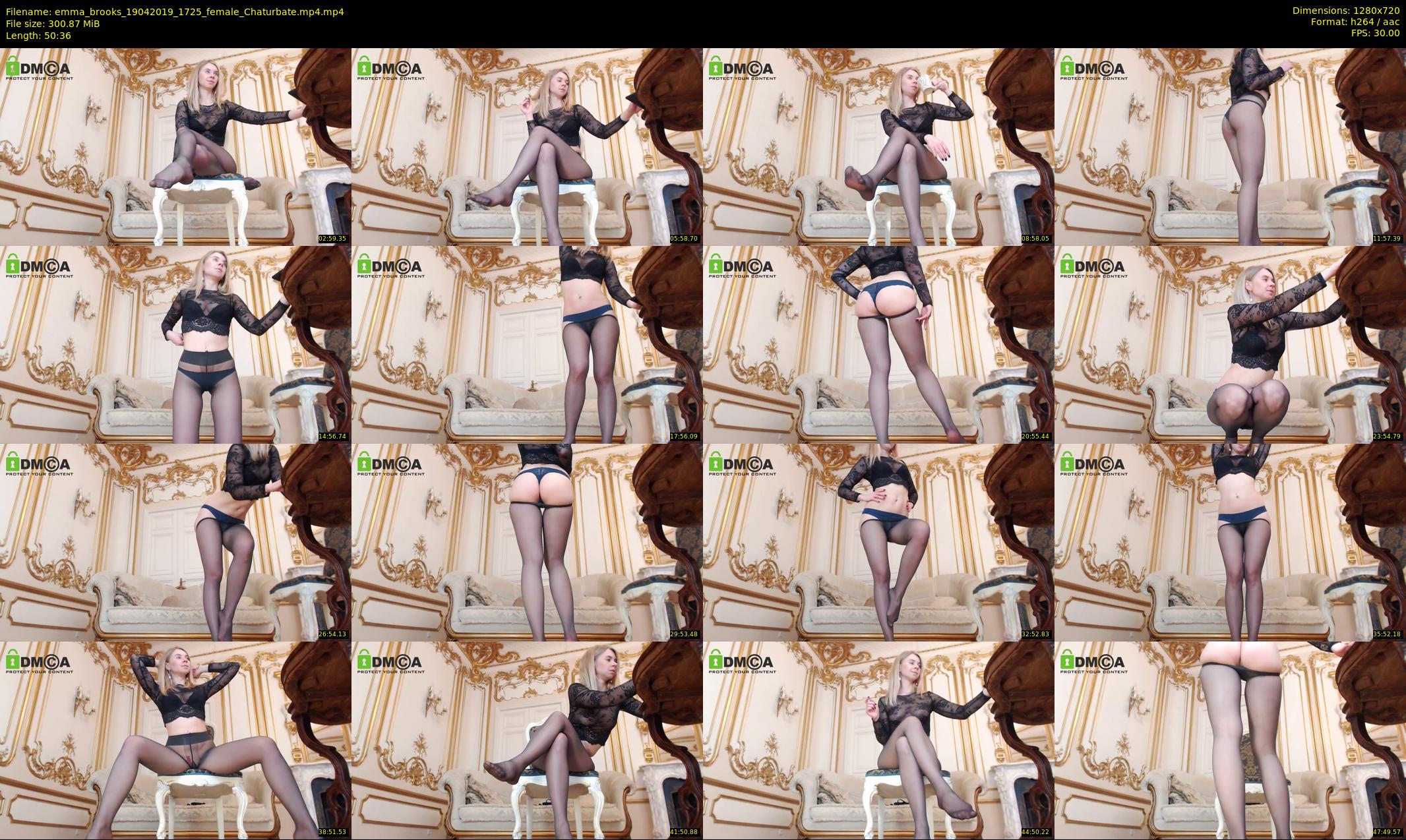 emma_brooks — 51 minute Chaturbate female cam show recording, 720p, Apr 19, 2019