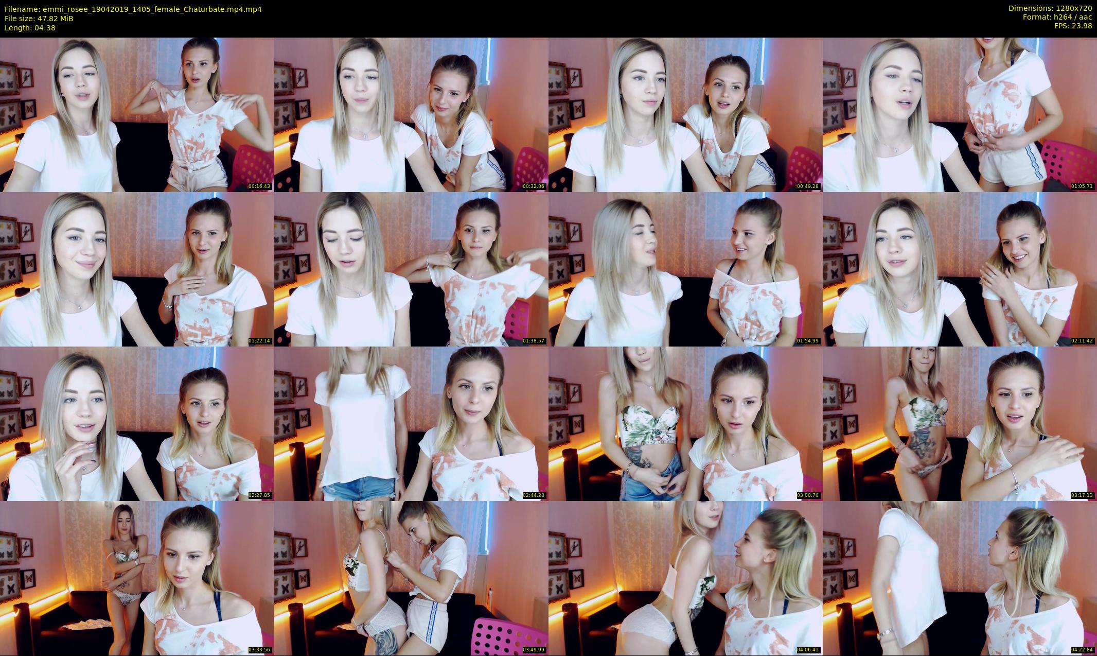 emmi_rosee — 5 minute Chaturbate female cam show recording, 720p, Apr 19, 2019