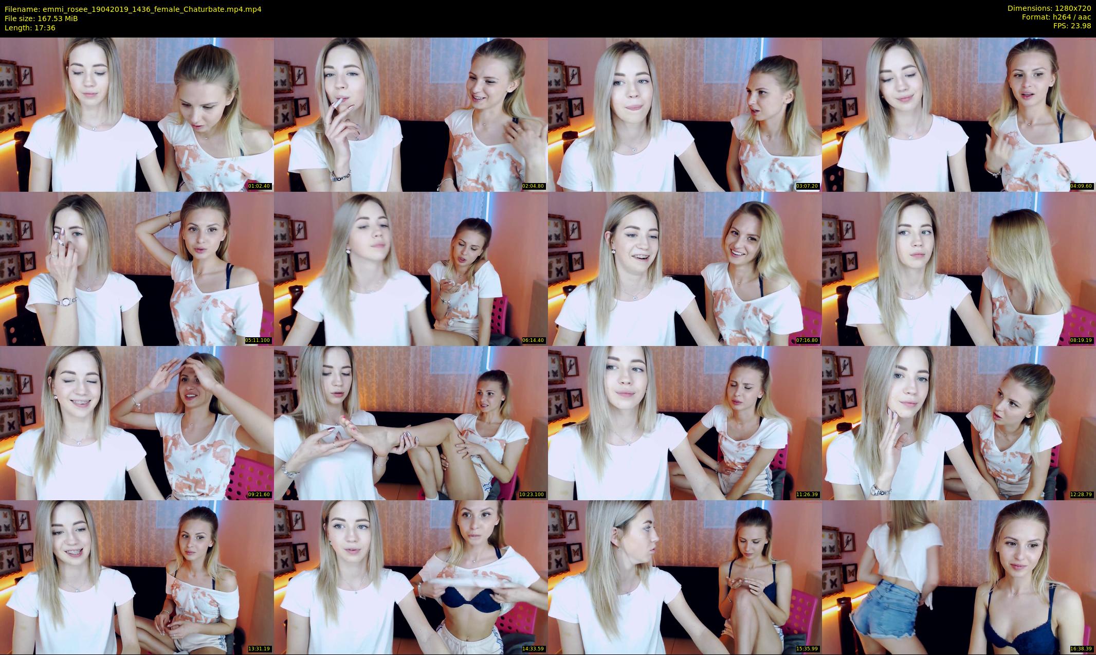 emmi_rosee — 18 minute Chaturbate female cam show recording, 720p, Apr 19, 2019