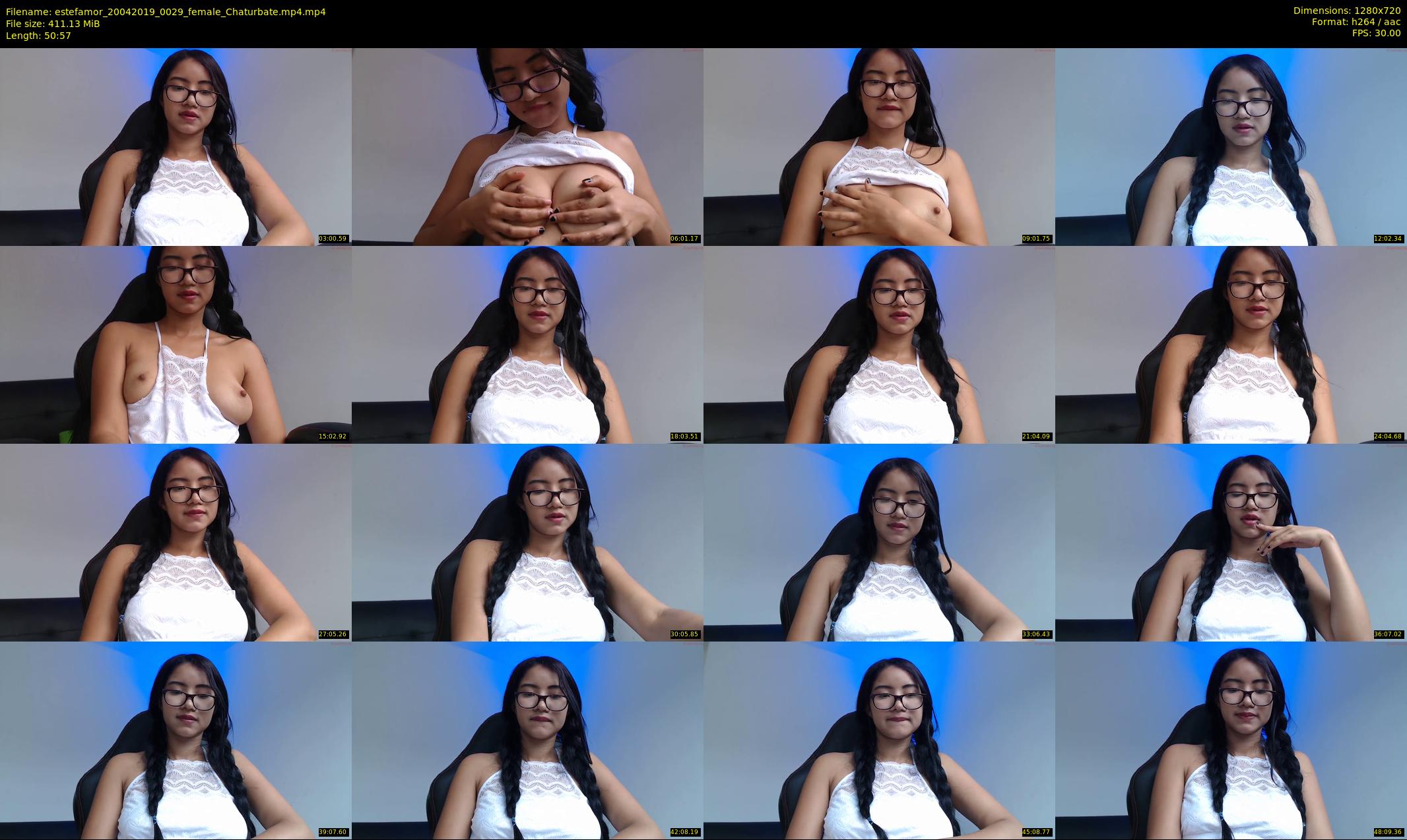 estefamor — 51 minute Chaturbate female cam show recording, 720p, Apr 20, 2019