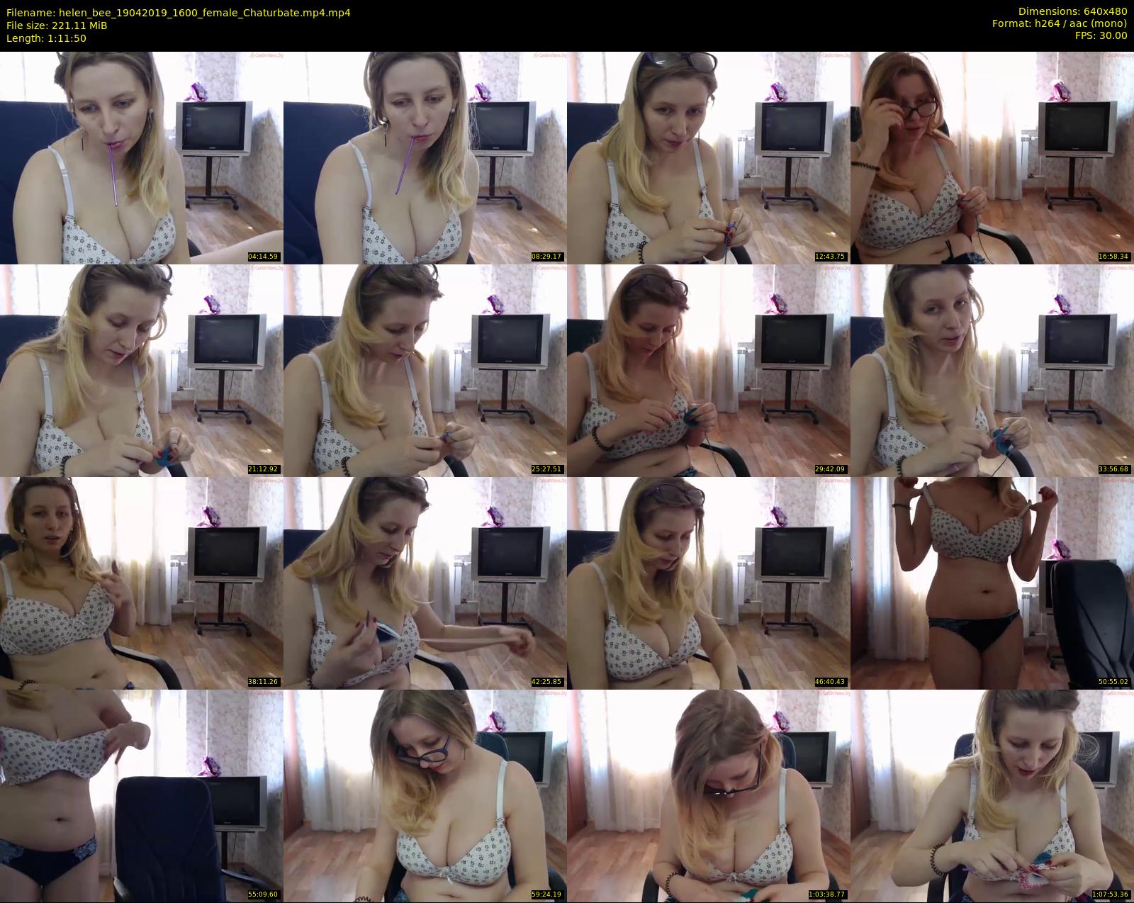 helen_bee — 72 minute Chaturbate female cam show recording, 480p, Apr 19, 2019