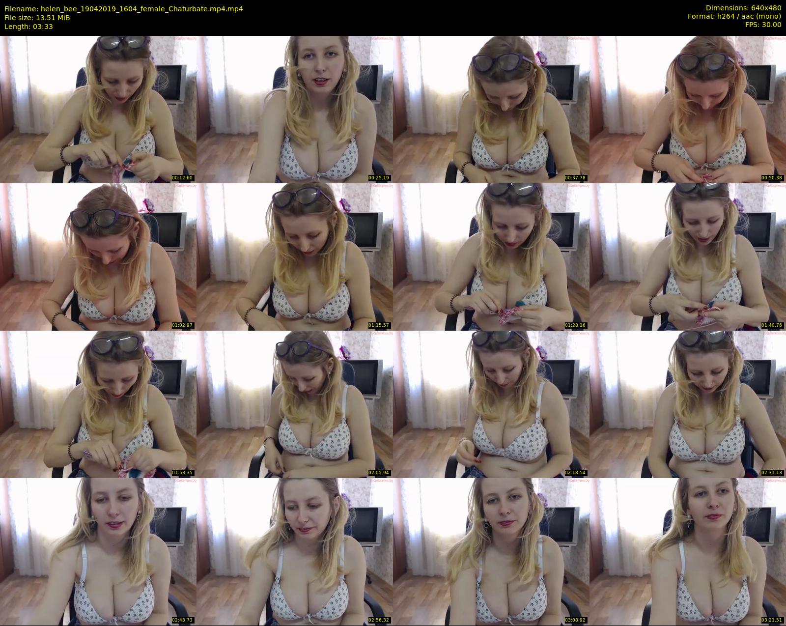 helen_bee — 4 minute Chaturbate female cam show recording, 480p, Apr 19, 2019