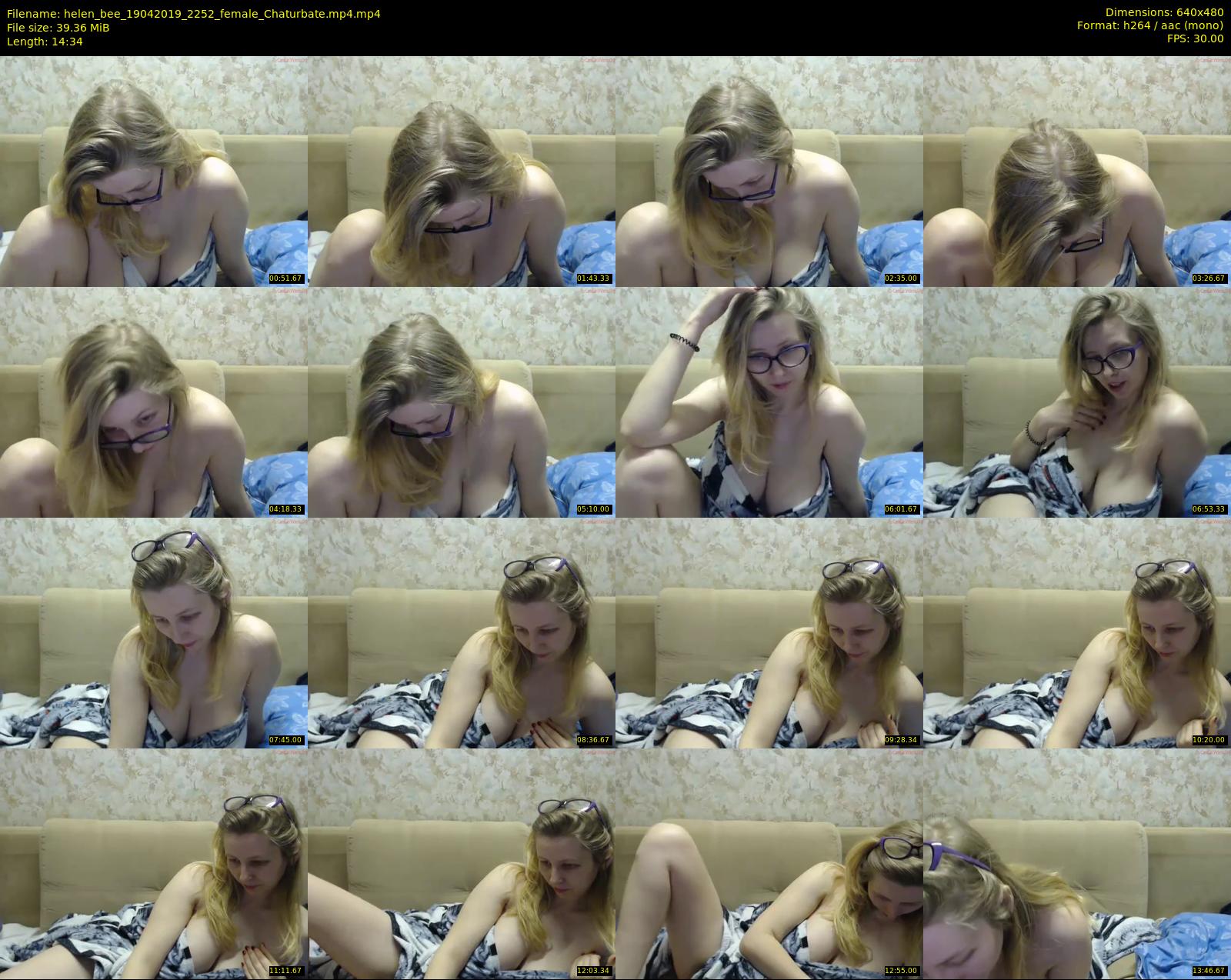 helen_bee — 15 minute Chaturbate female cam show recording, 480p, Apr 19, 2019