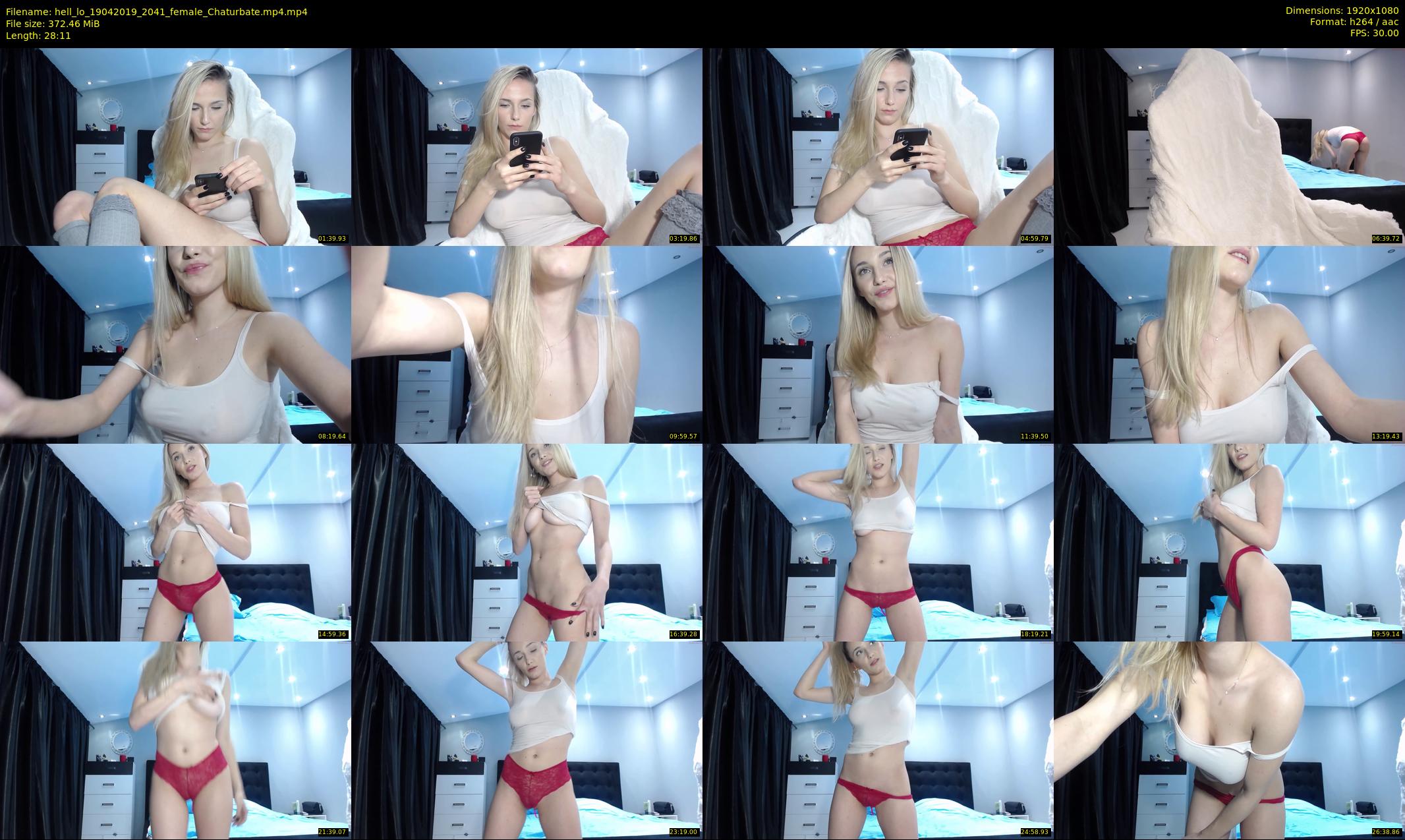 hell_lo — 29 minute Chaturbate female cam show recording, 1080p, Apr 19, 2019