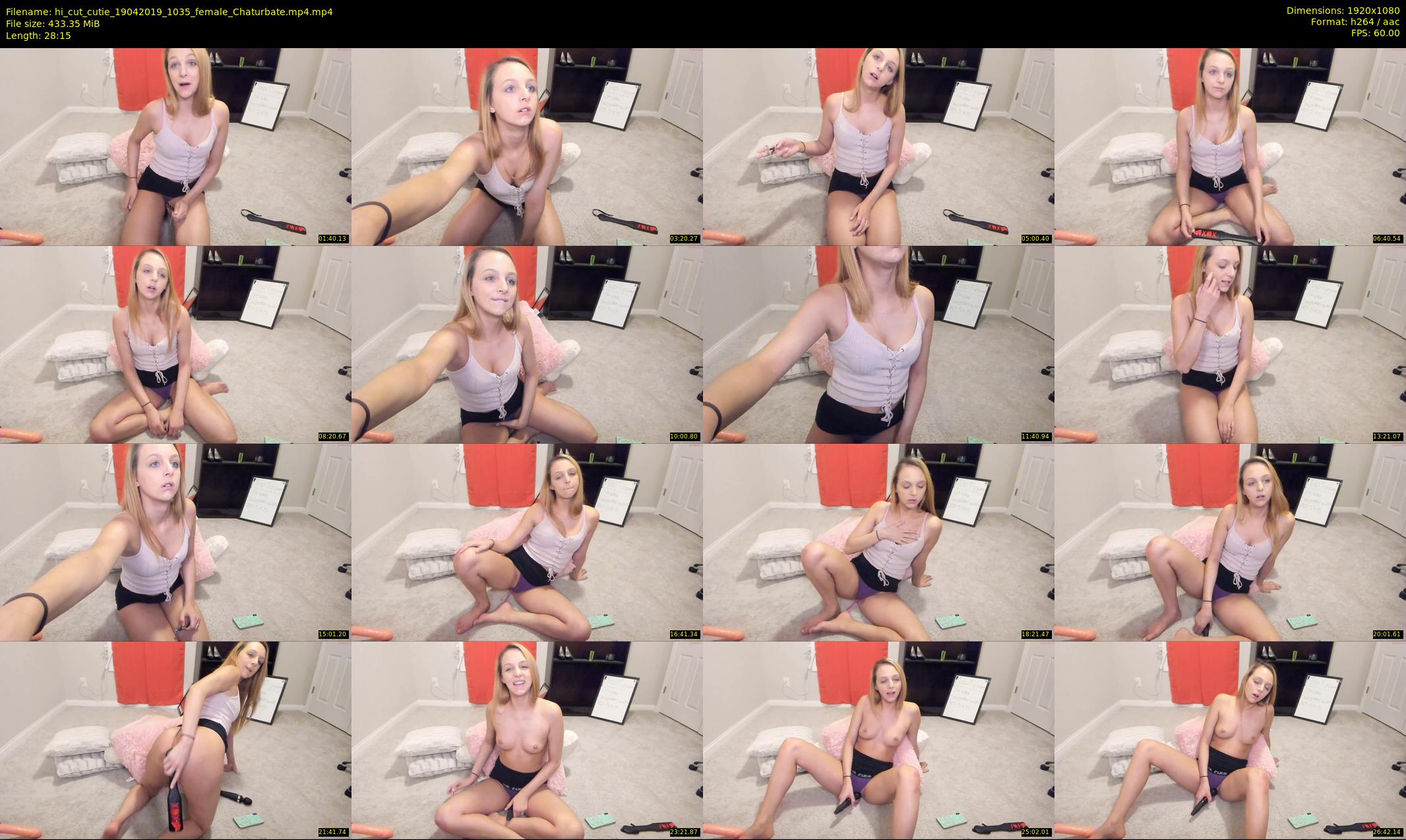 hi_cut_cutie — 29 minute Chaturbate female cam show recording, 1080p, Apr 19, 2019