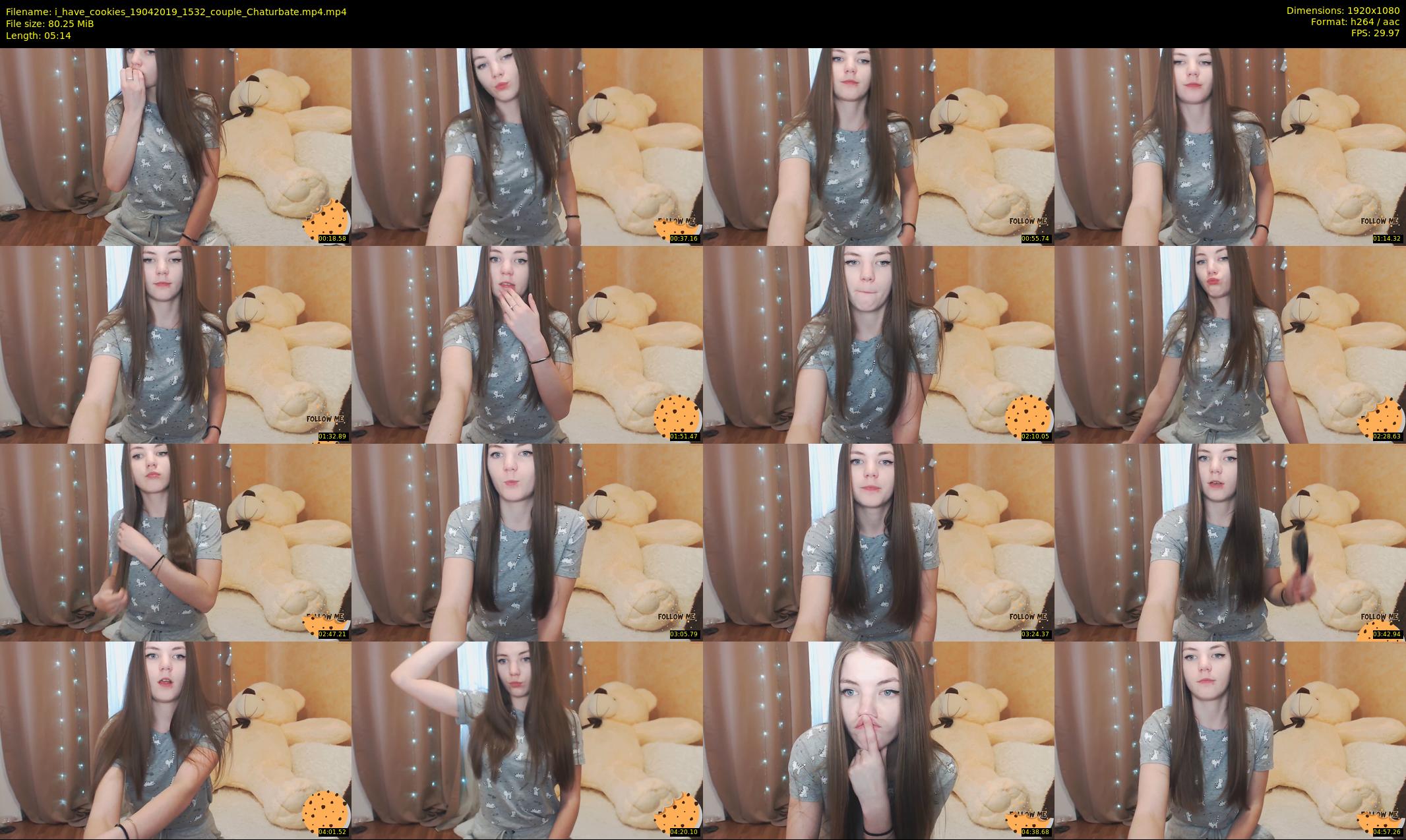 i_have_cookies — 6 minute Chaturbate female cam show recording, 1080p, Apr 19, 2019