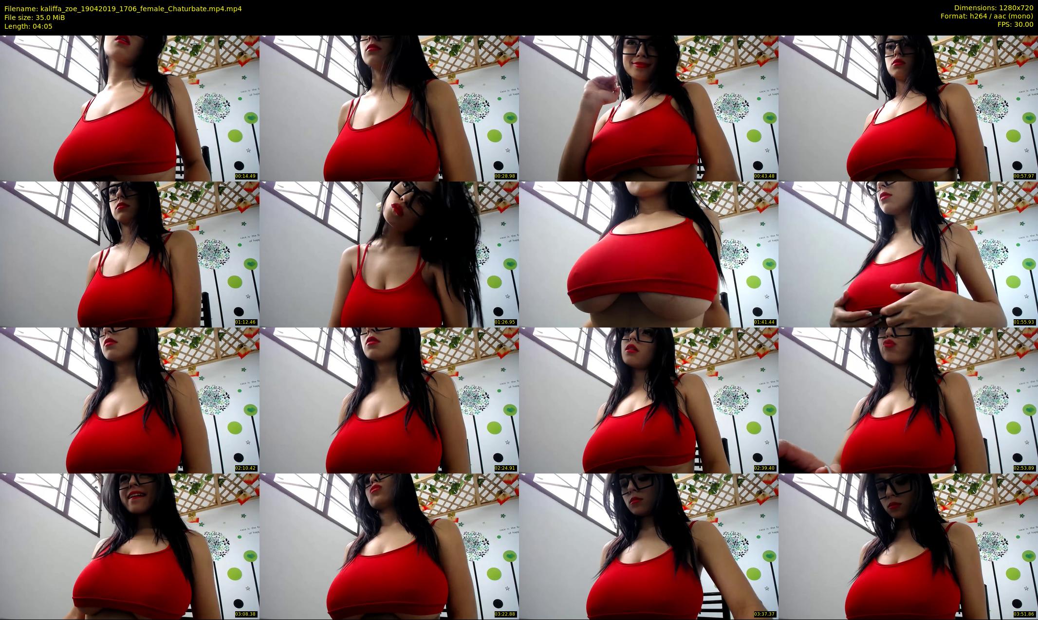 kaliffa_zoe — 5 minute Chaturbate female cam show recording, 720p, Apr 19, 2019