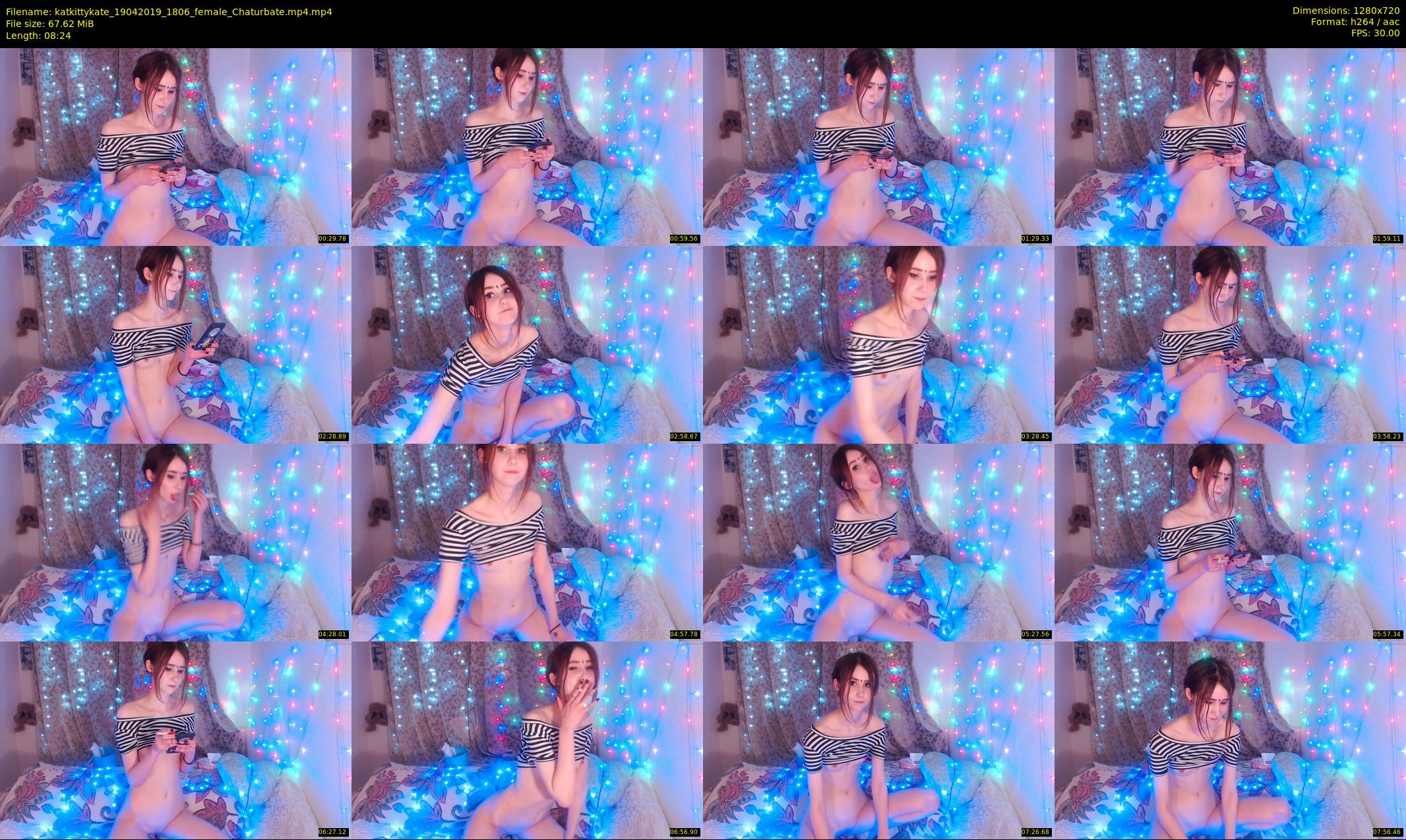 katkittykate — 9 minute Chaturbate female cam show recording, 720p, Apr 19, 2019