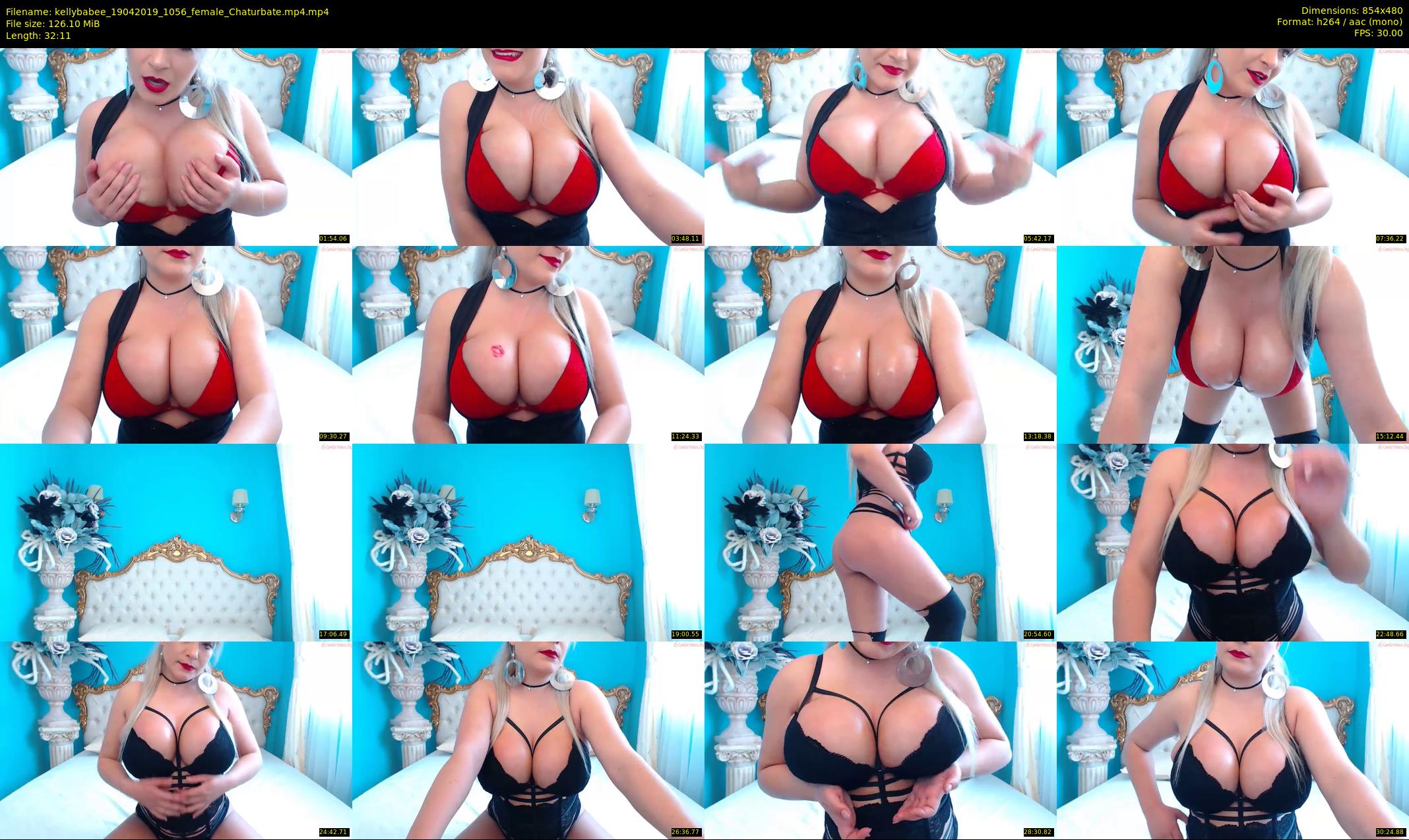 kellybabee — 33 minute Chaturbate female cam show recording, 480p, Apr 19, 2019