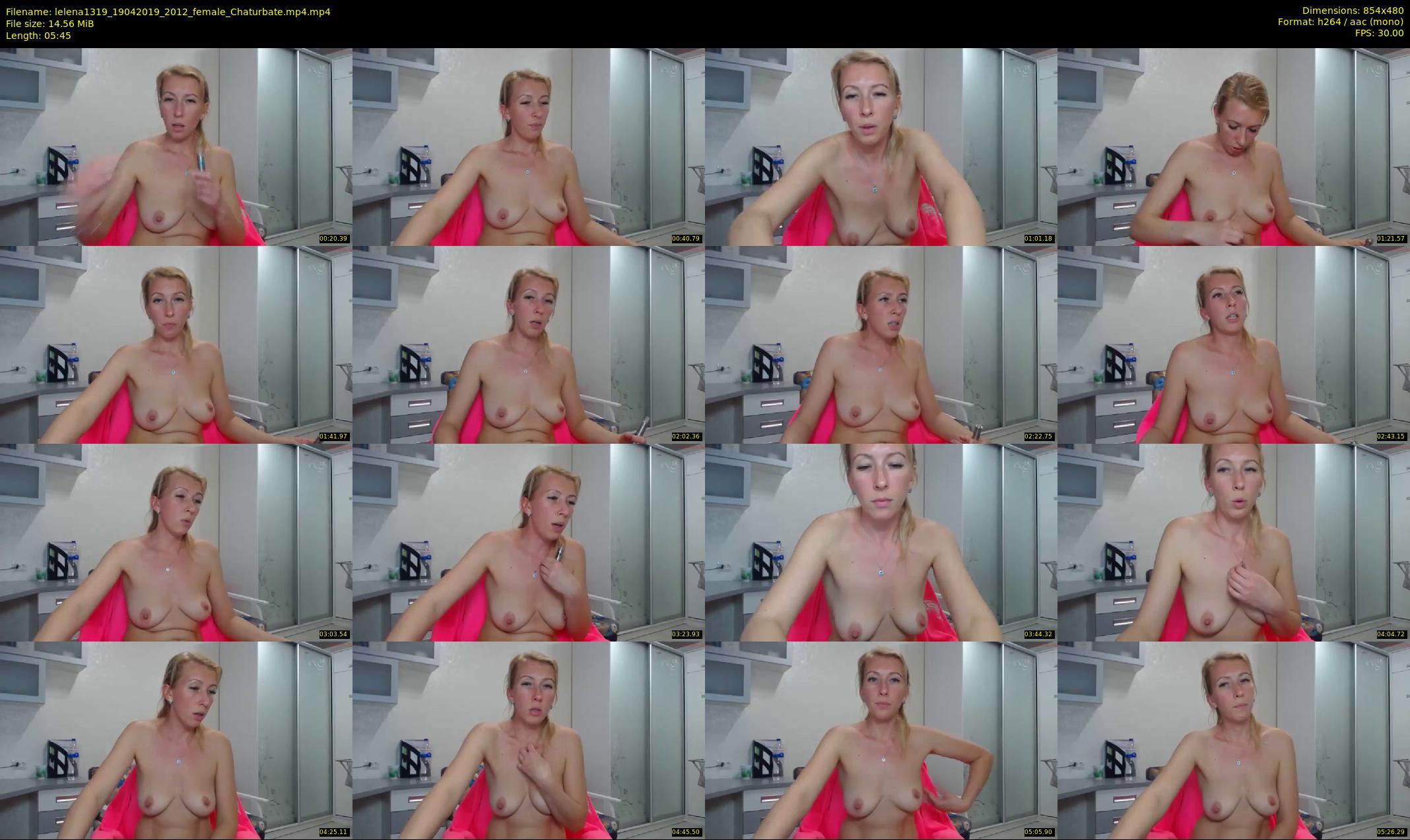lelena1319 — 6 minute Chaturbate female cam show recording, 480p, Apr 19, 2019