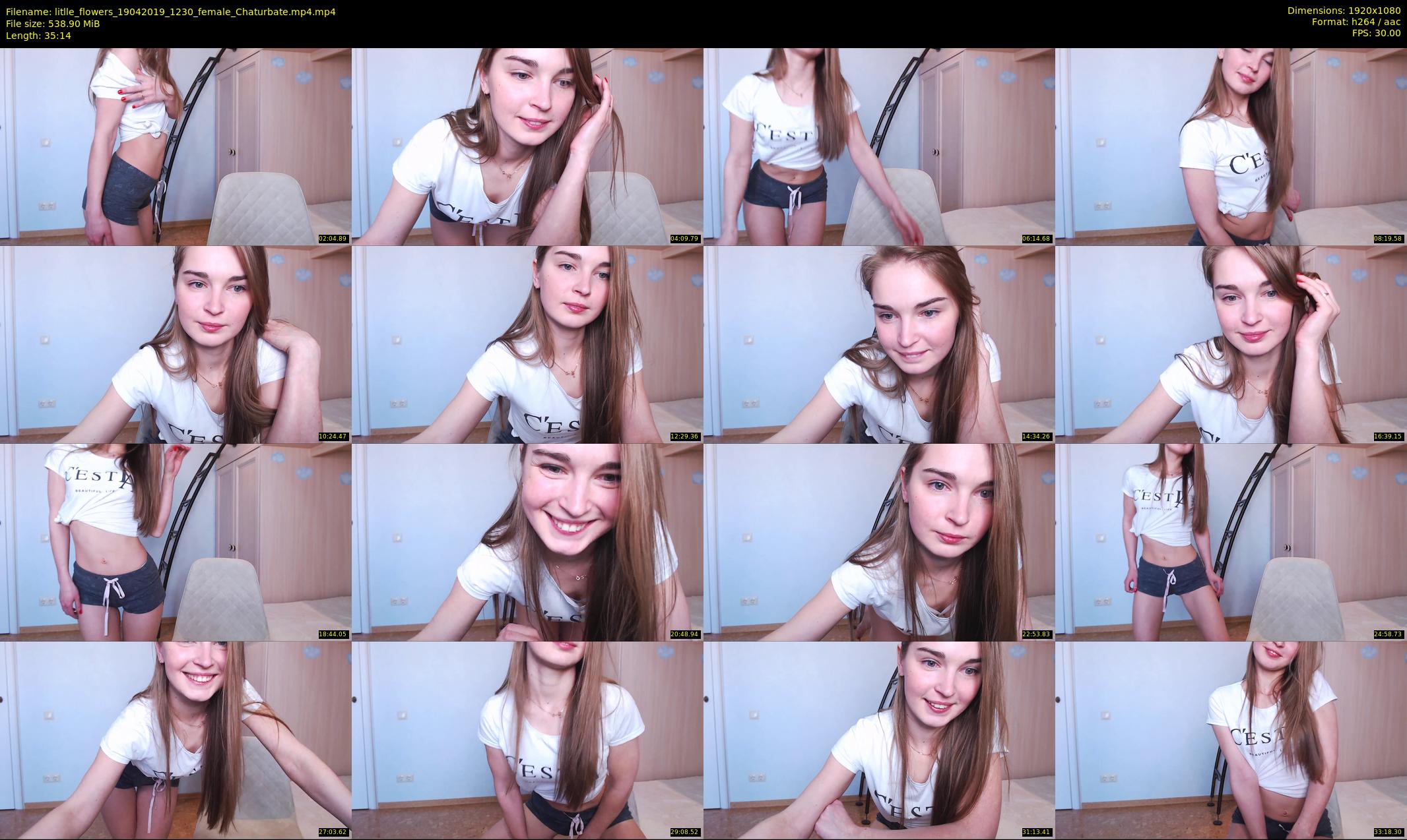 litlle_flowers — 36 minute Chaturbate female cam show recording, 1080p, Apr 19, 2019