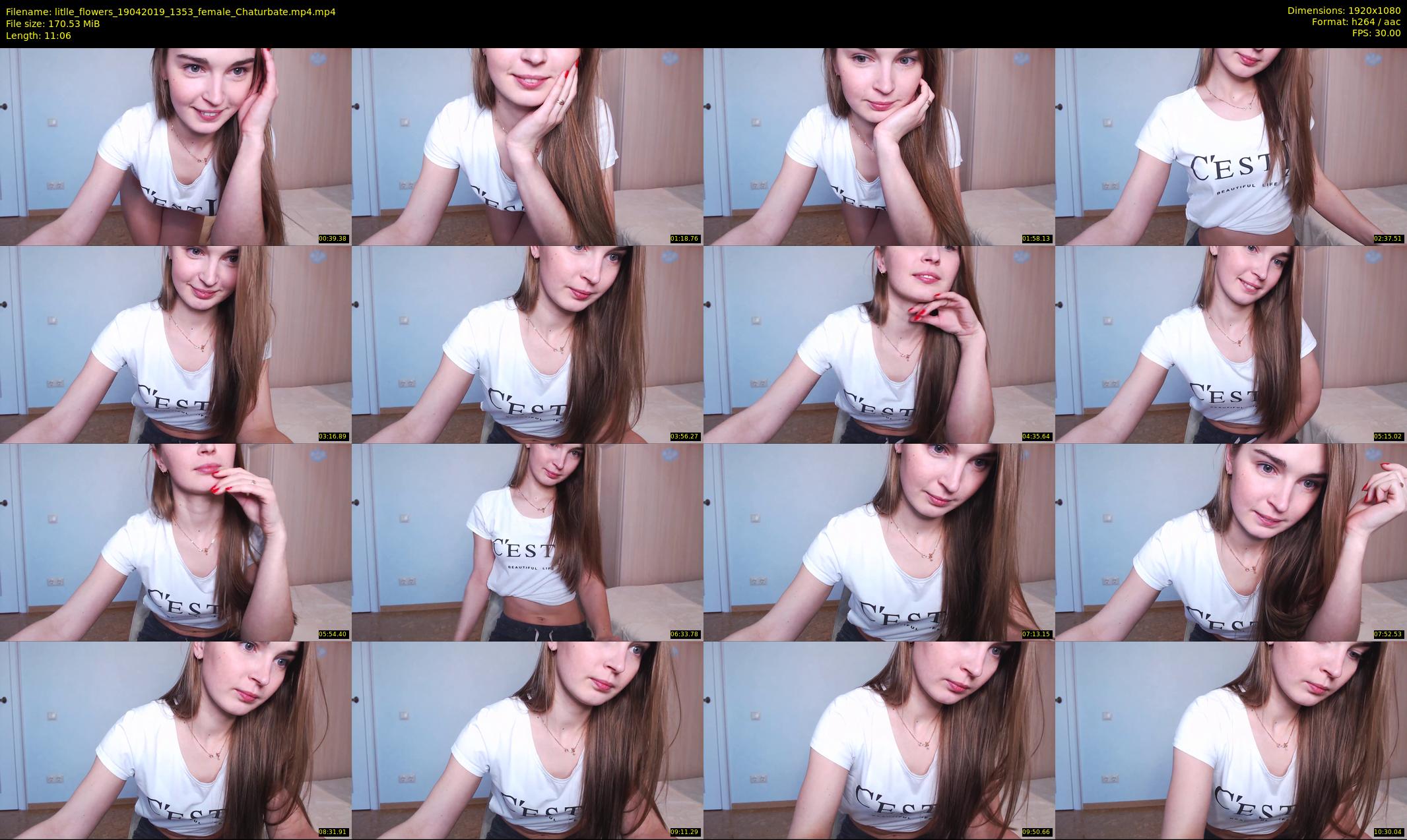 litlle_flowers — 12 minute Chaturbate female cam show recording, 1080p, Apr 19, 2019