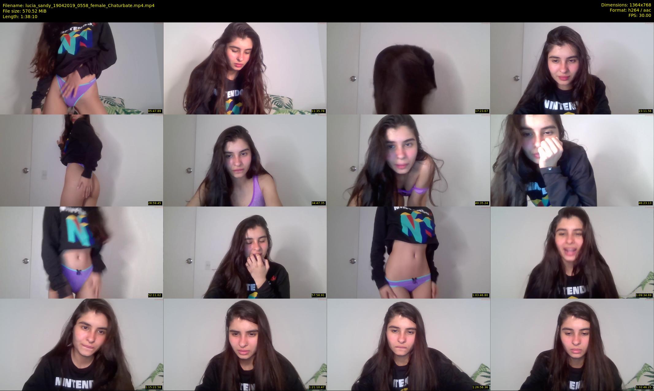 lucia_sandy — 99 minute Chaturbate female cam show recording, 720p, Apr 19, 2019
