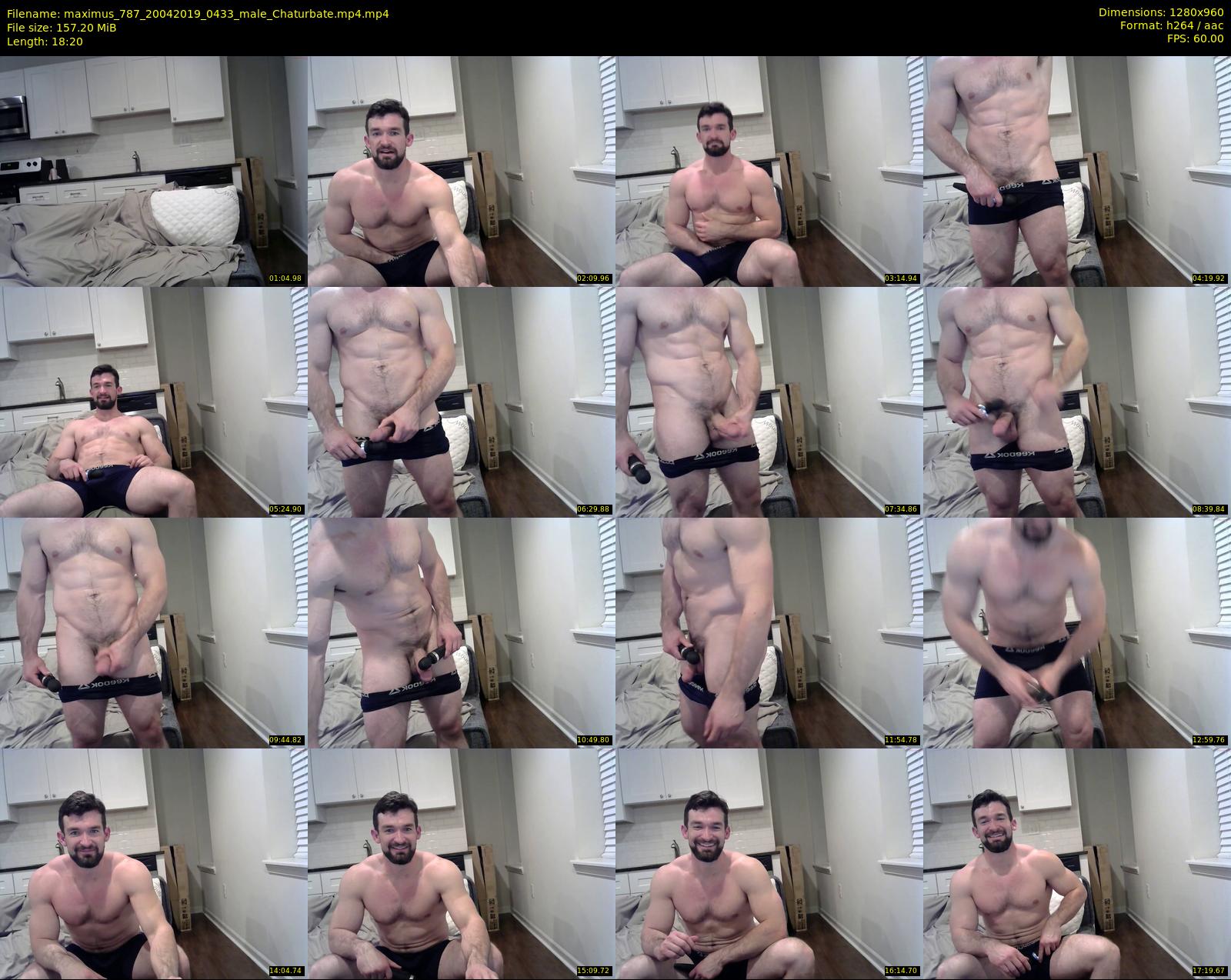 maximus_787 — 19 minute Chaturbate male cam show recording, 720p, Apr 20, 2019