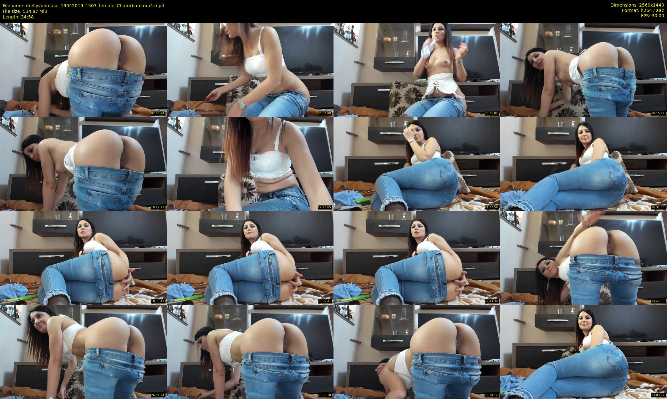 mellyvontease — 35 minute Chaturbate female cam show recording, 1080p, Apr 19, 2019